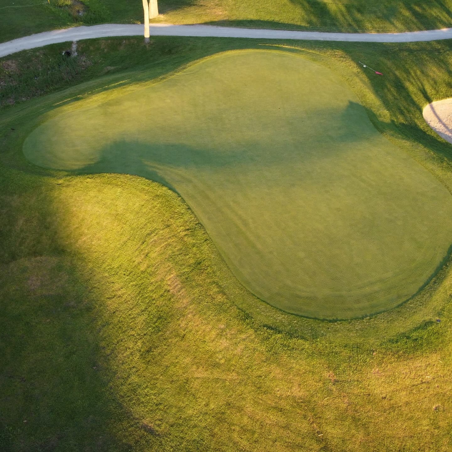 After three weeks of Menβs Night, 2 west is playing as the easiest par 3 on the course. A left pin will be coming soon π
βItβs only 100 yardsβ β οΈ
