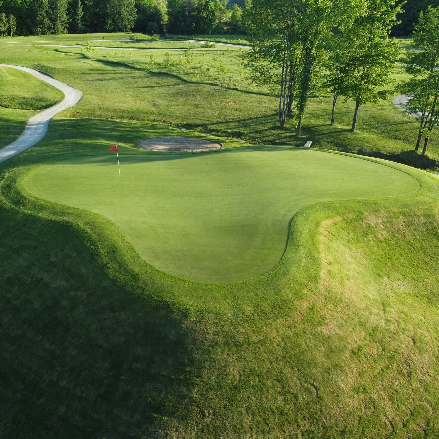 After three weeks of Menβs Night, 2 west is playing as the easiest par 3 on the course. A left pin will be coming soon π
βItβs only 100 yardsβ β οΈ