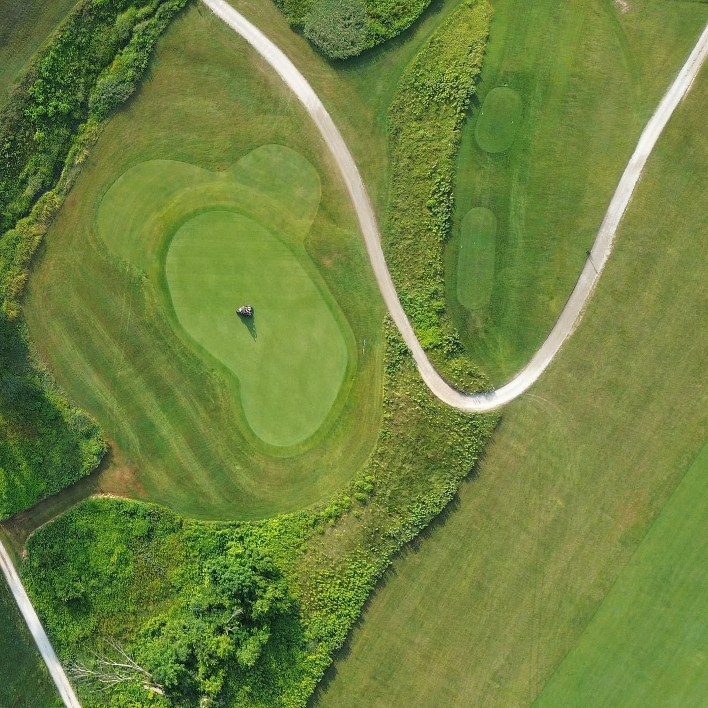 A perfect morning on the south course π