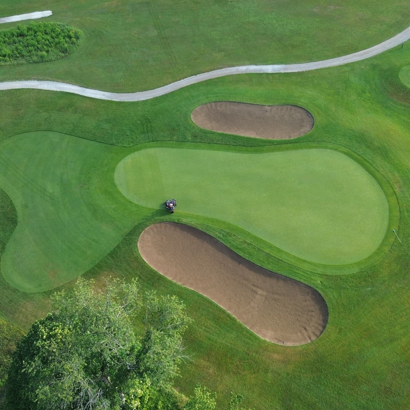 A perfect morning on the south course π
