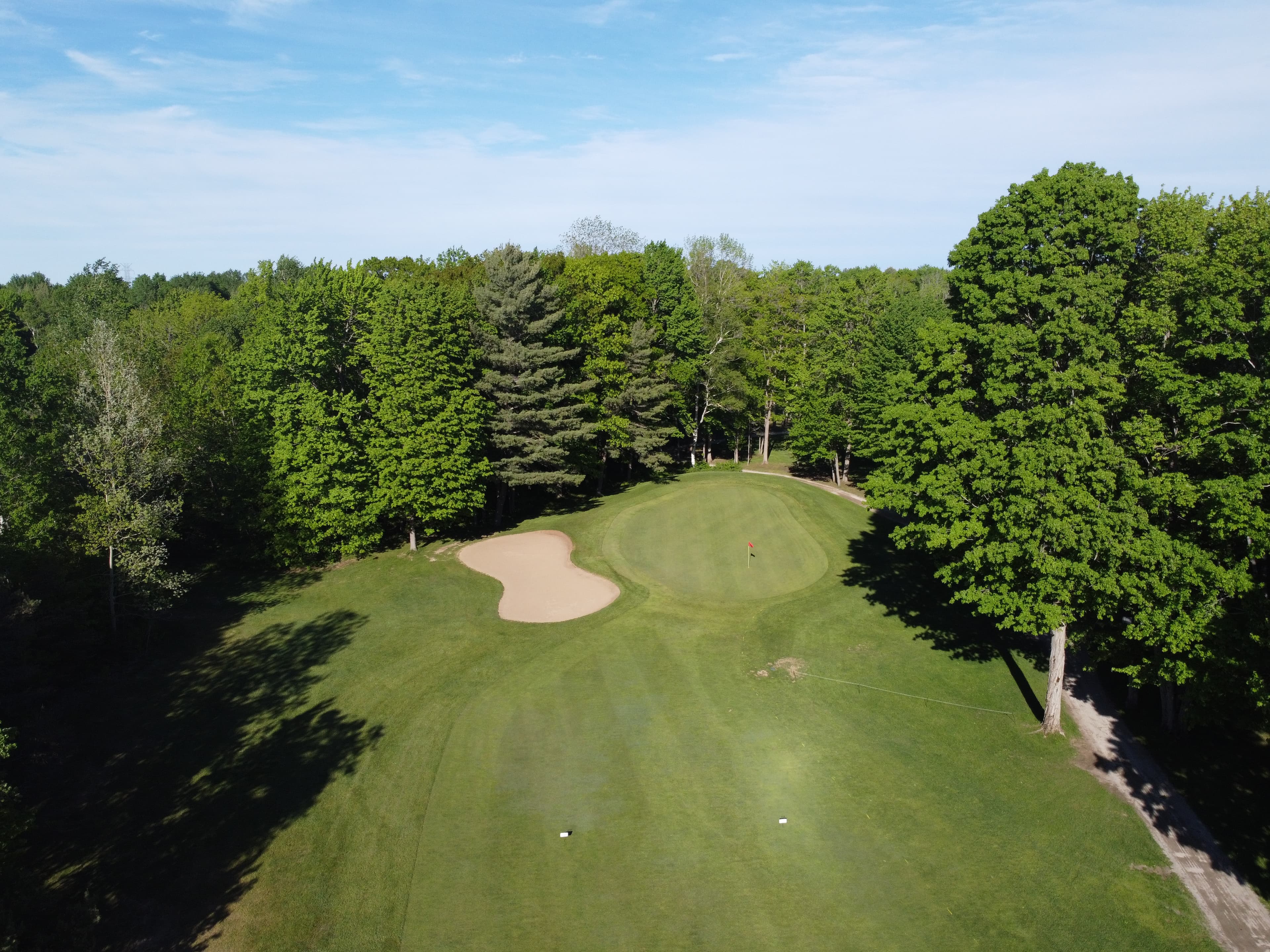 Hole number 6 on the West course