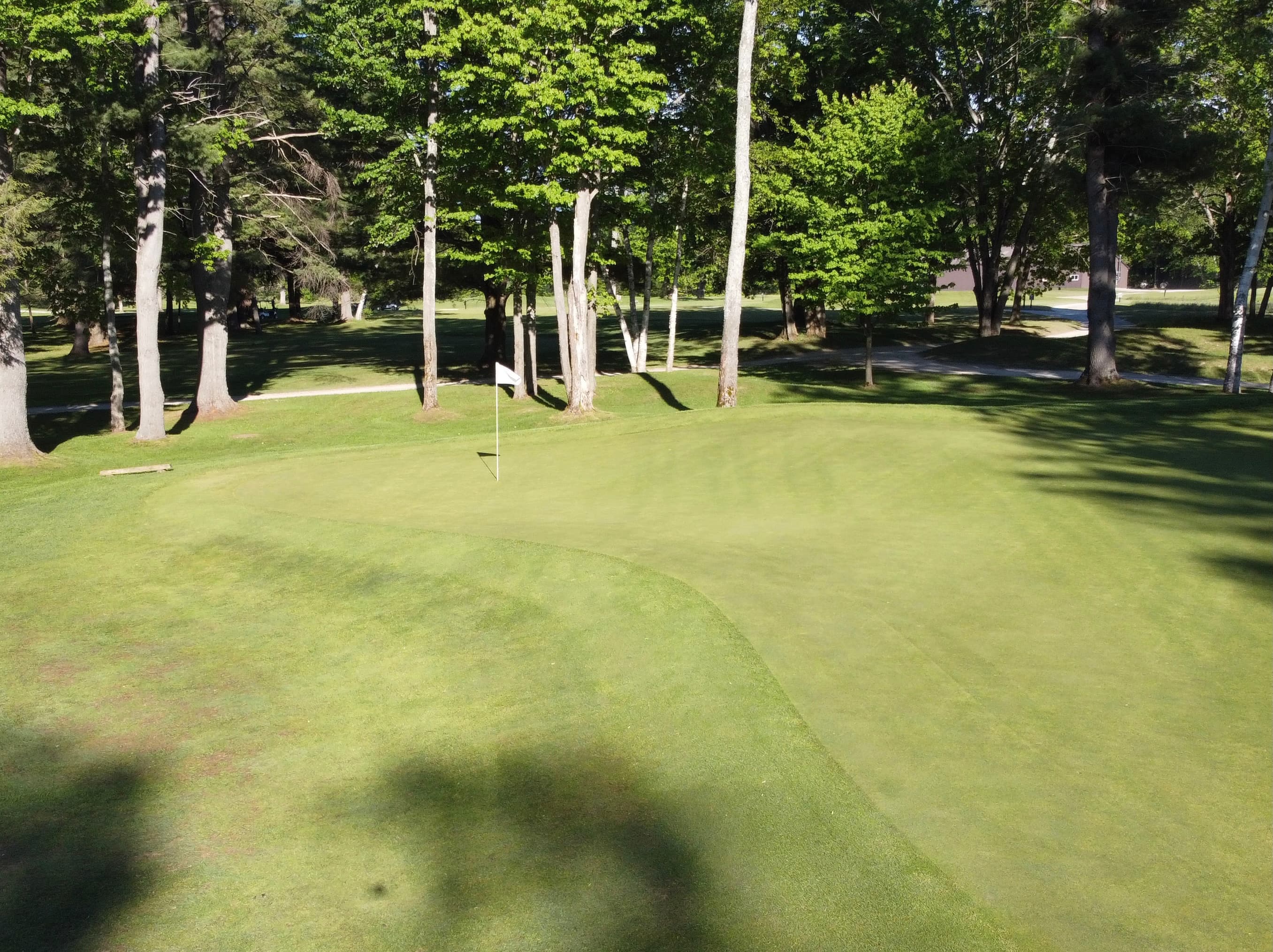 Hole number 9 on the West course