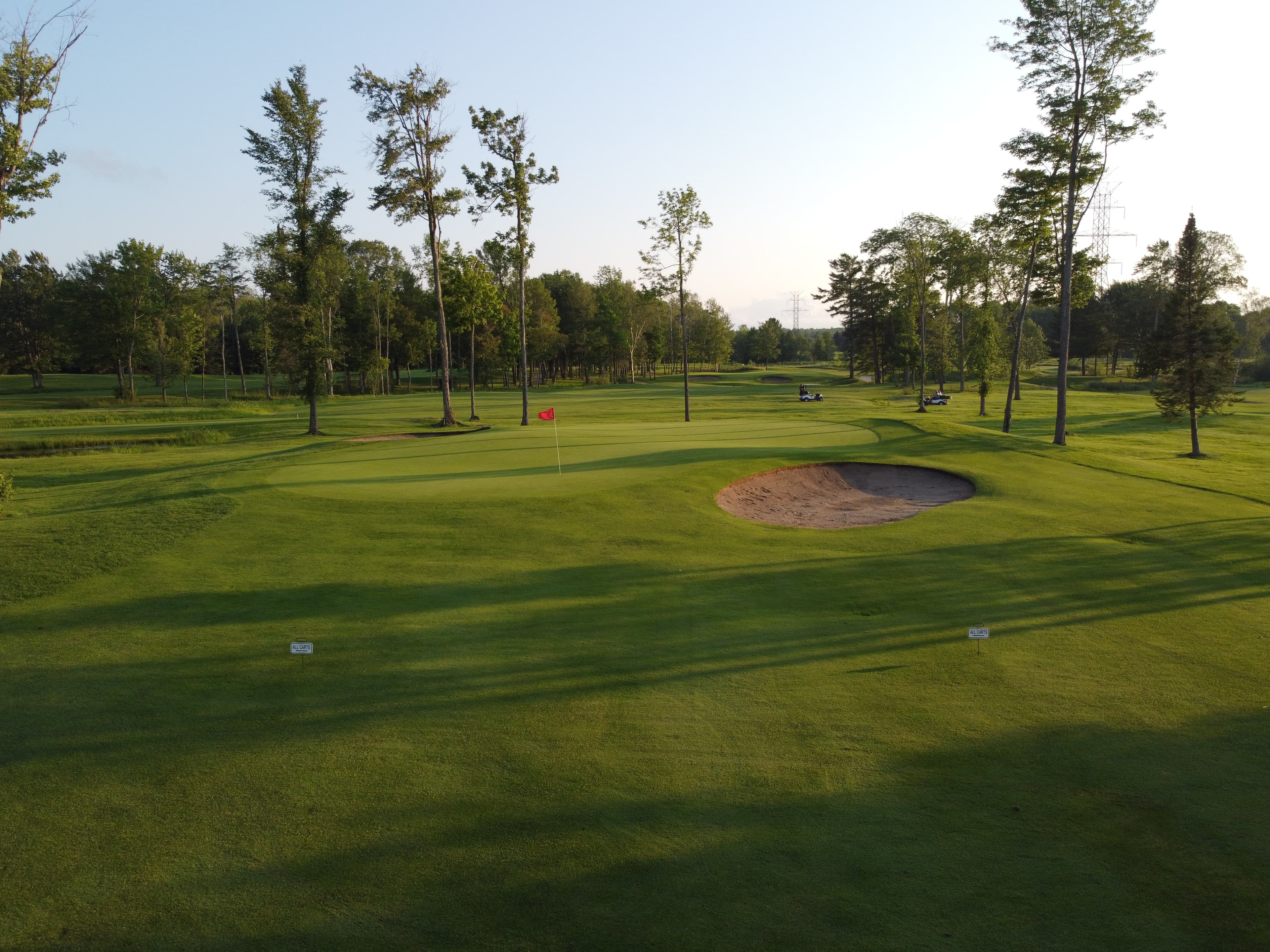 Hole number 8 on the West course