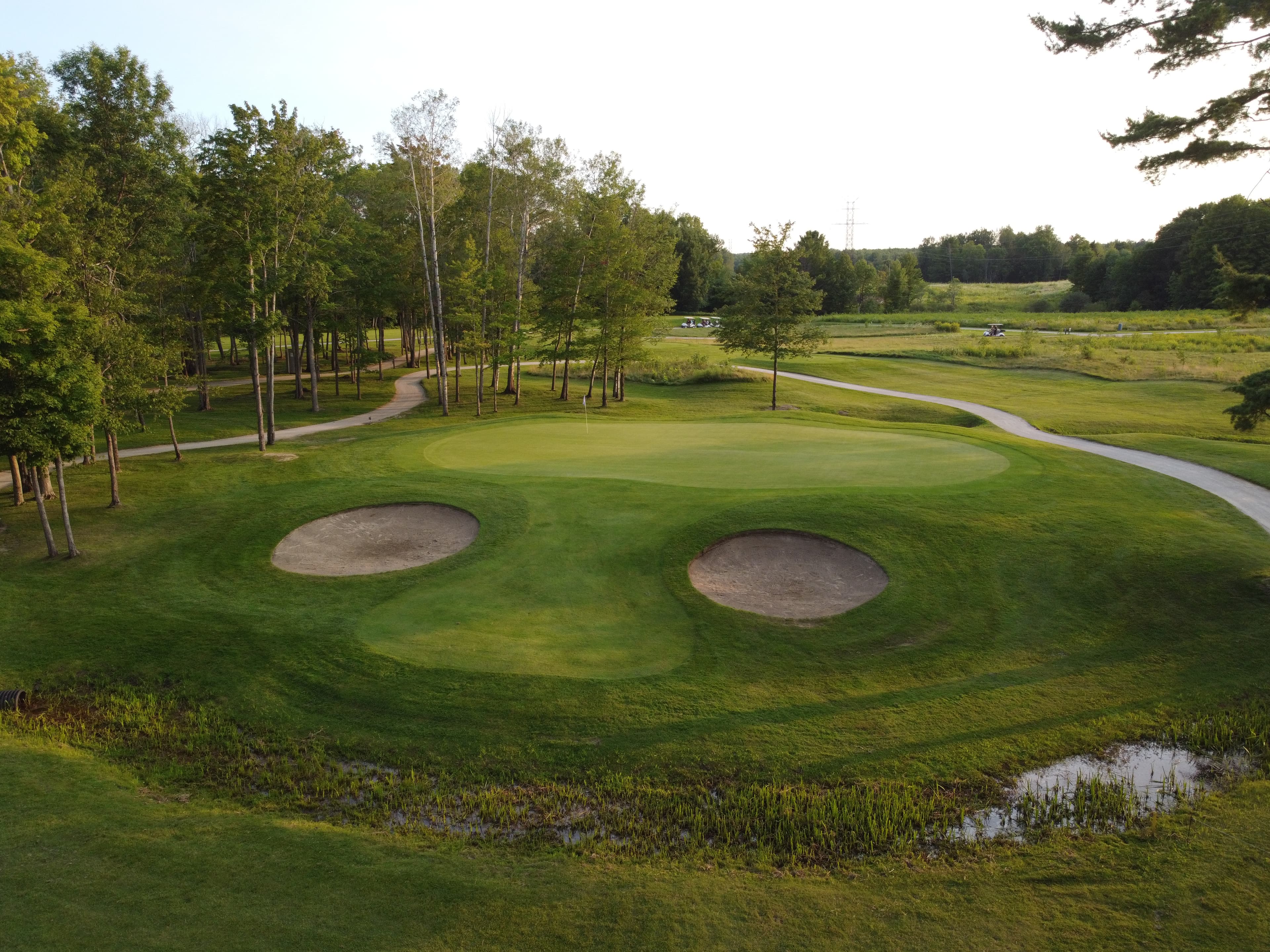 Hole number 1 on the West course