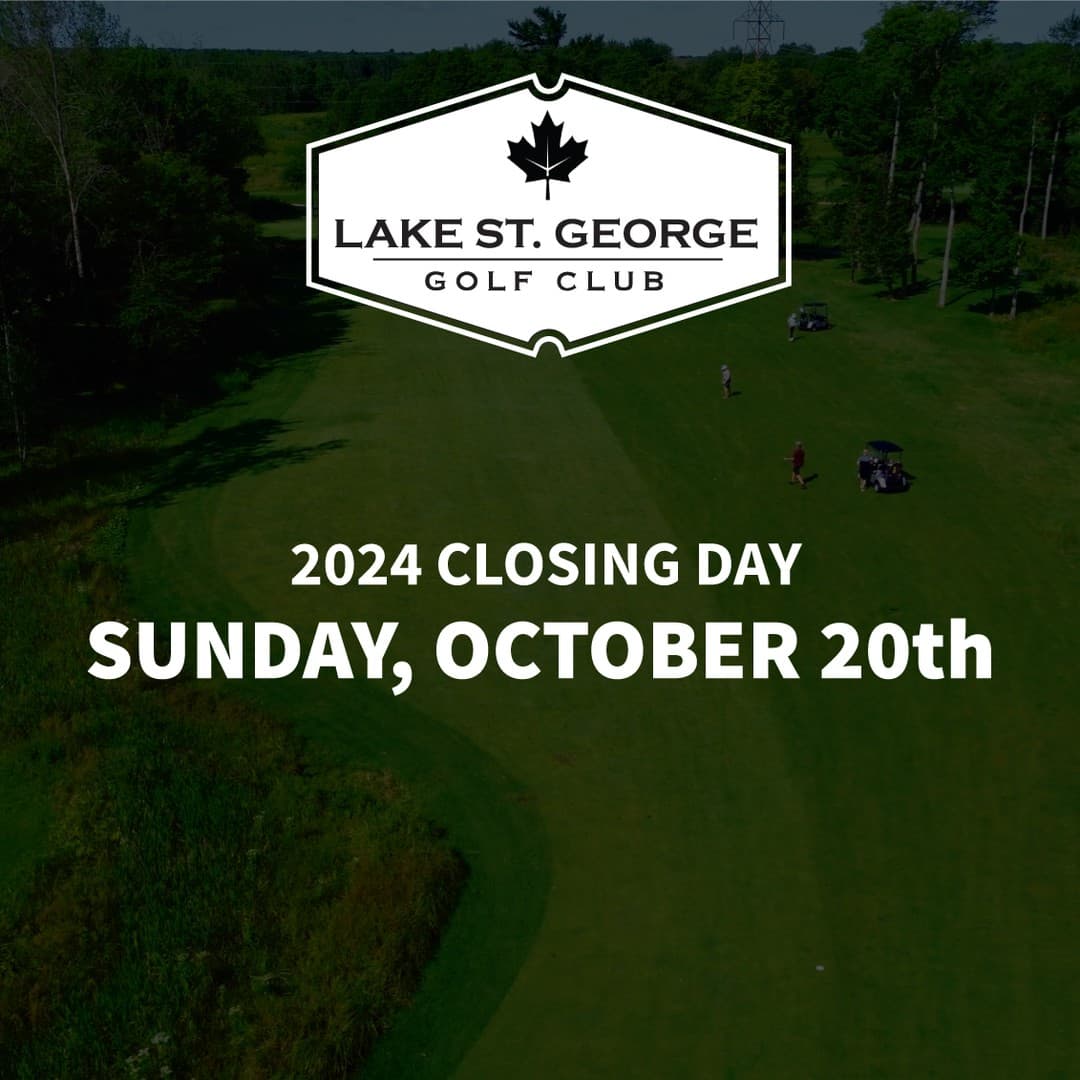 Still time left to get some fall golf in! #PlayTheLake