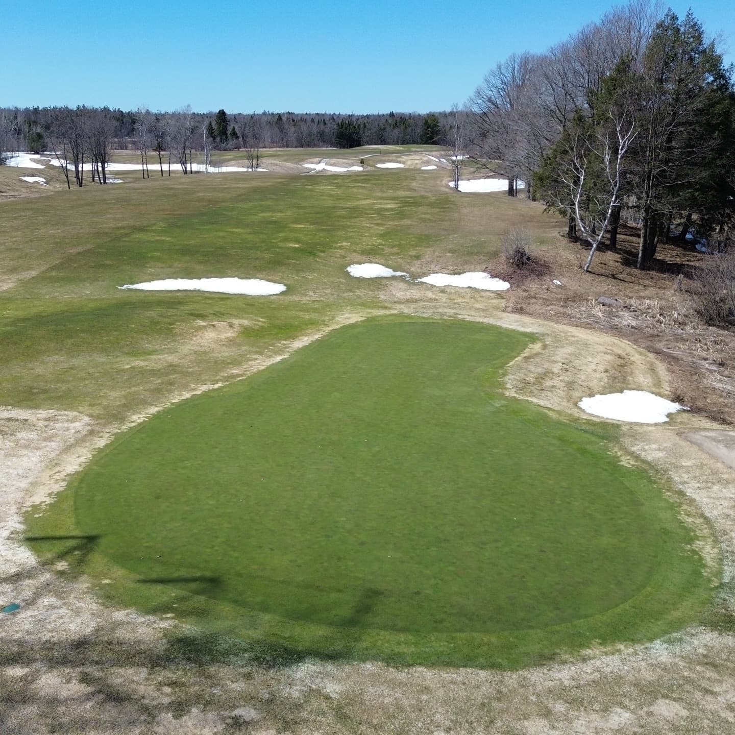 Happy Masters Saturday! The course is starting to dry out. Greens are looking amazing π₯
Golf season is coming!!