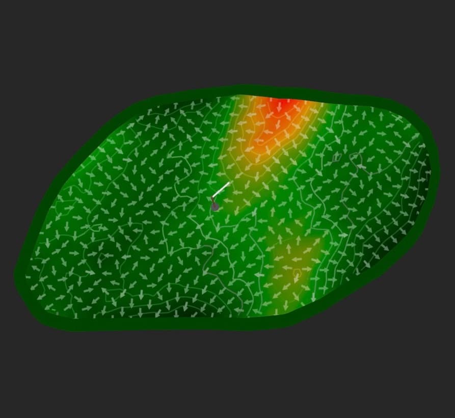The greens of the west/south course with a bonus 6 north at the end (π) courtesy of the @blueteesgolf π₯
