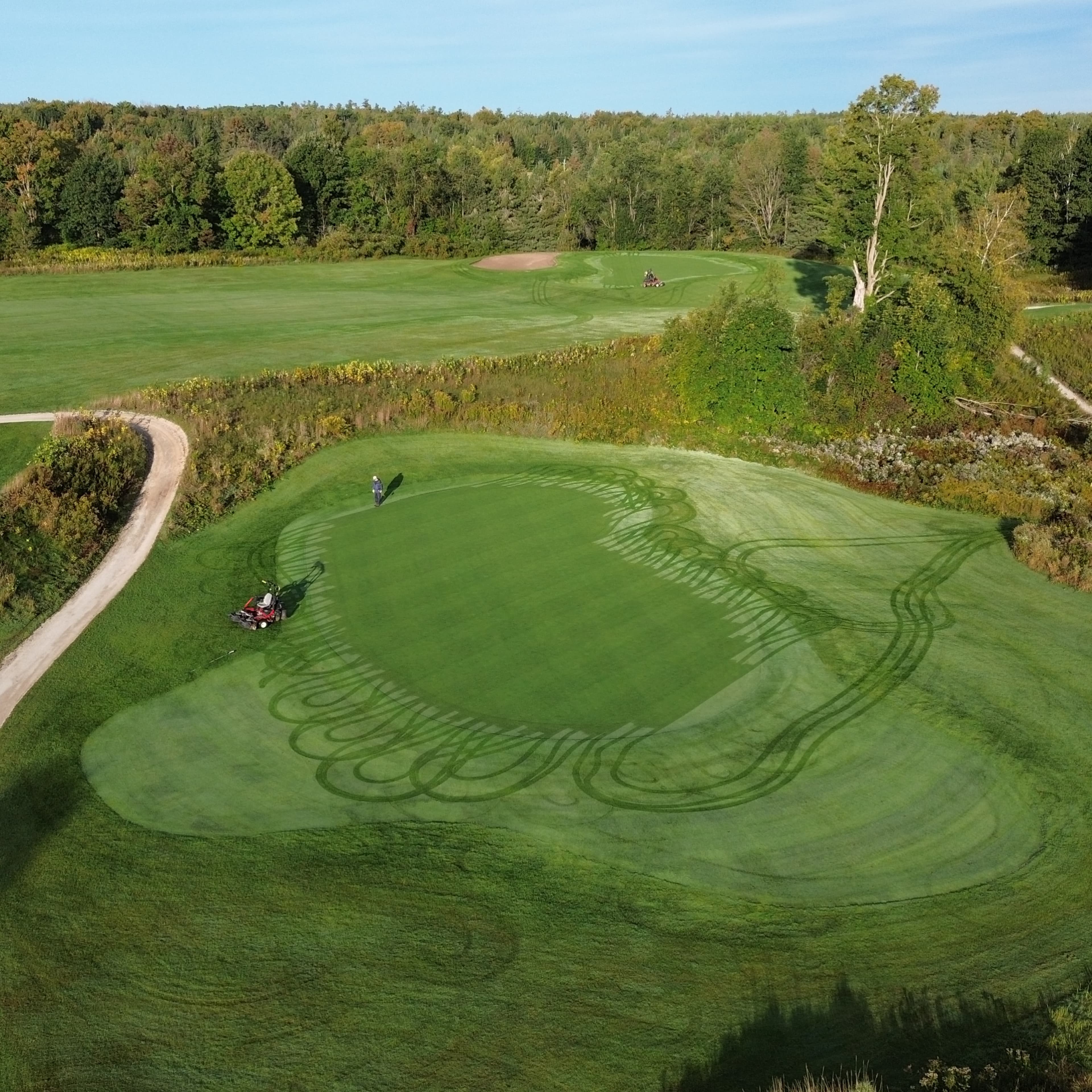 The course is set for Club Championship Round 1 π