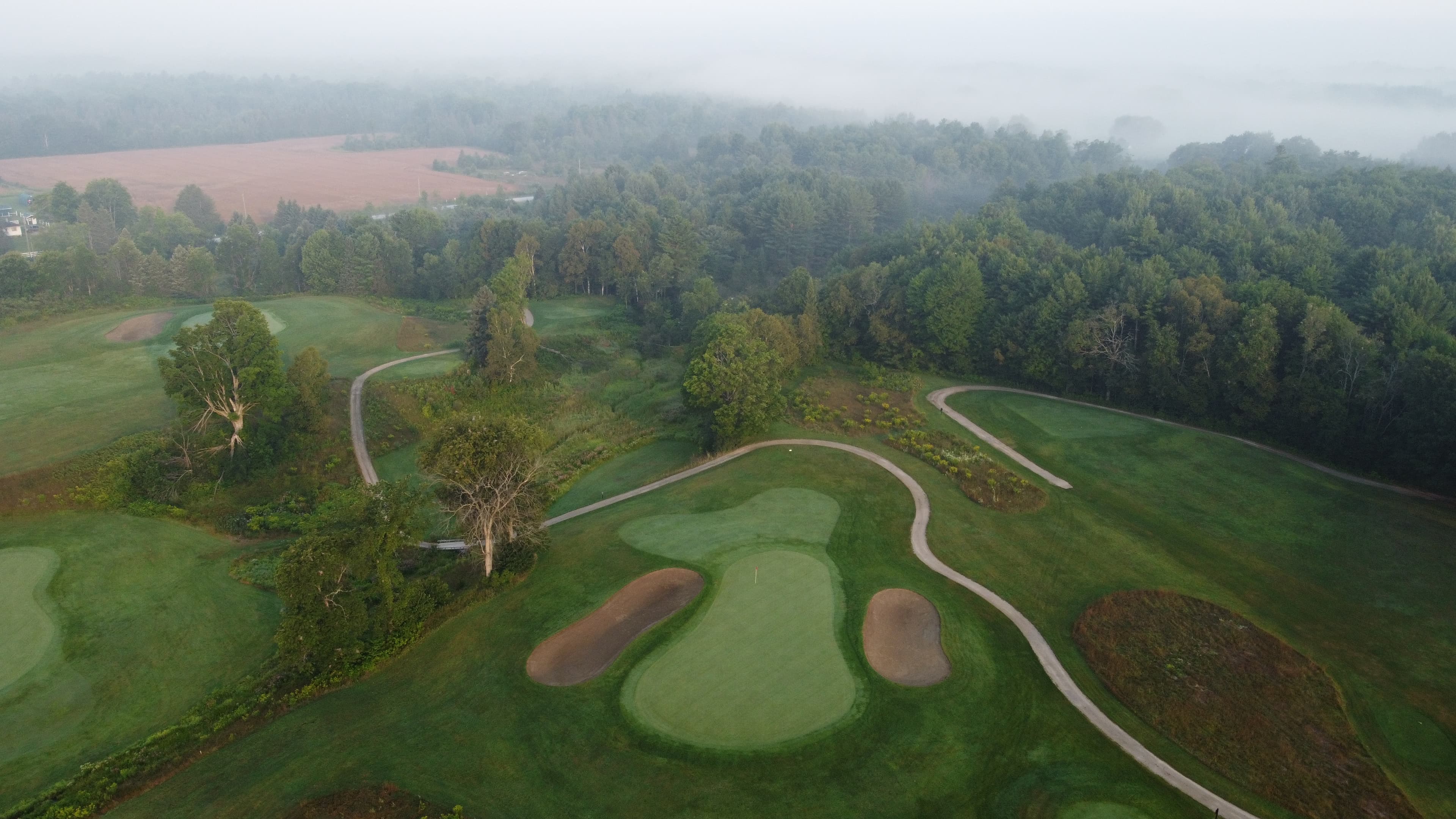 Drone image of Lake St. George