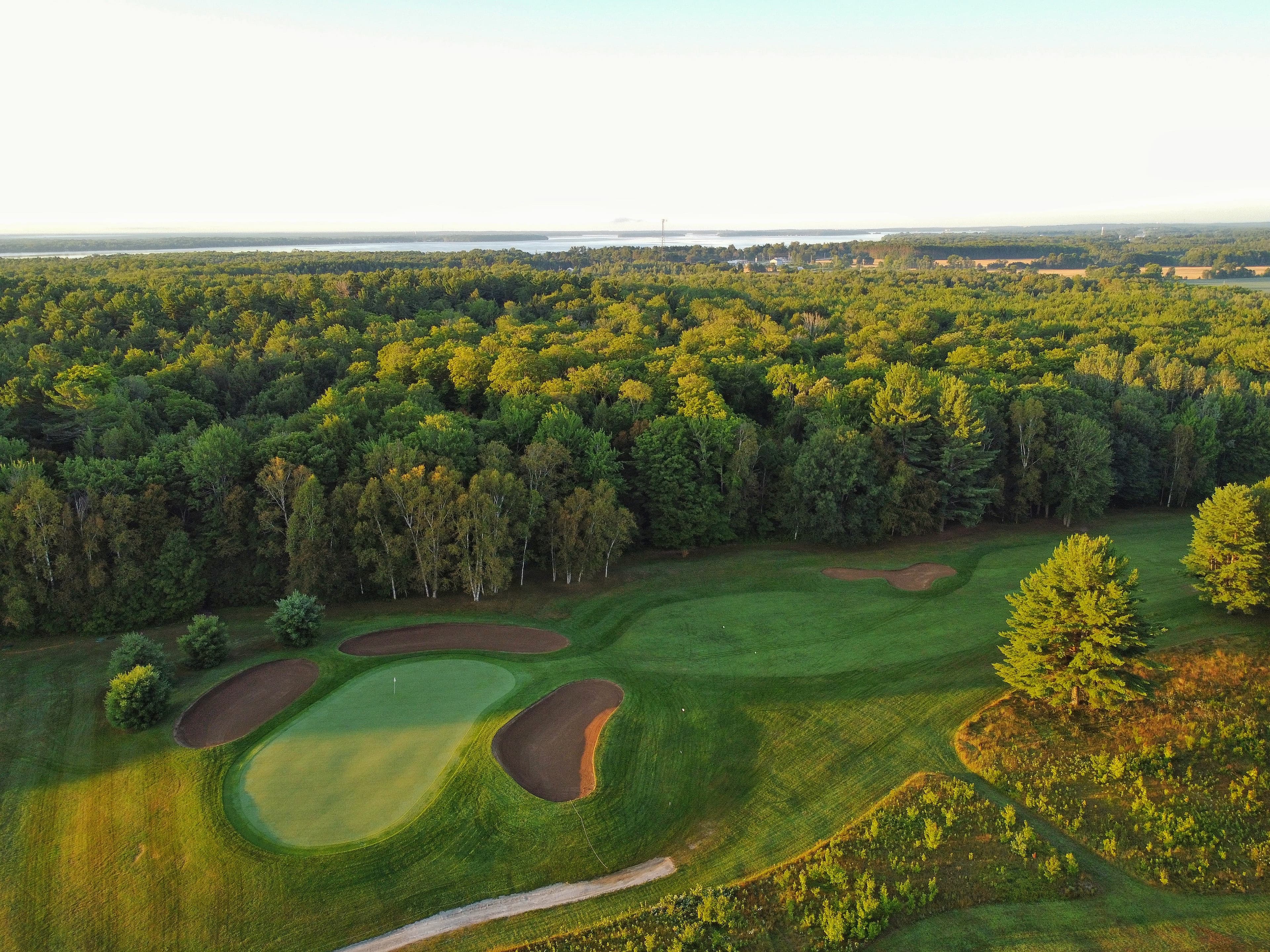 Drone image of Lake St. George