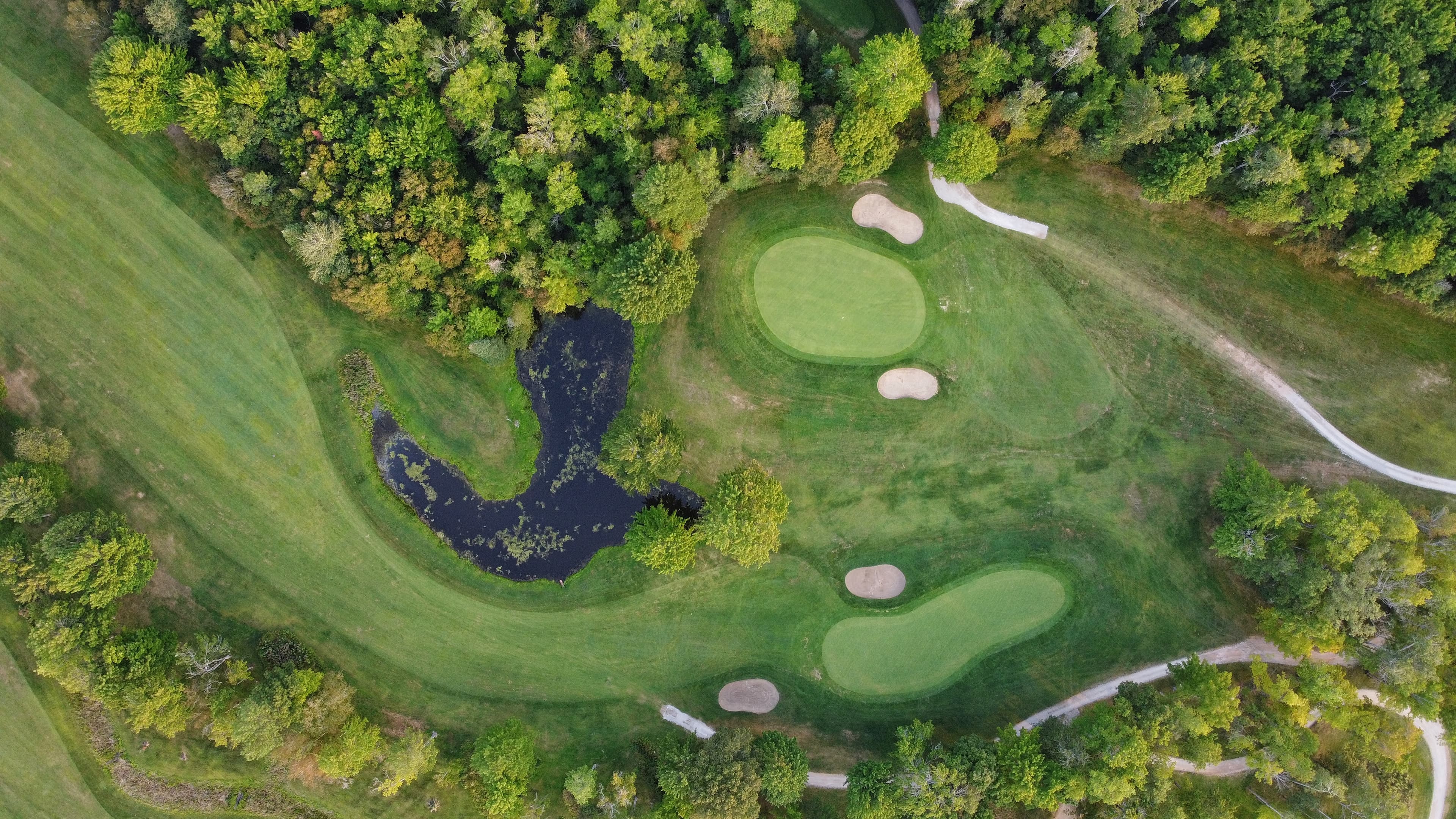 Drone image of Lake St. George
