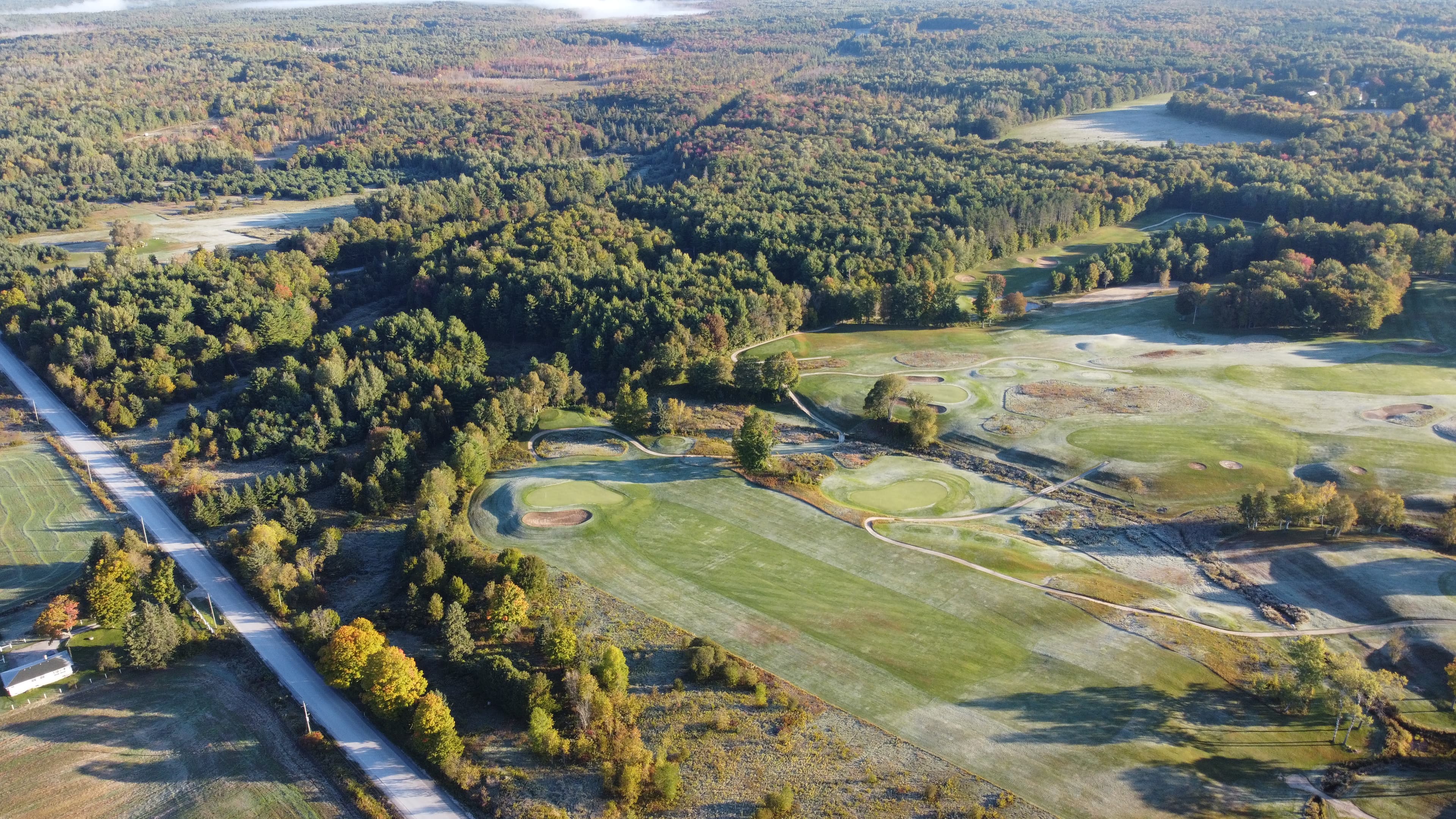 Drone image of Lake St. George