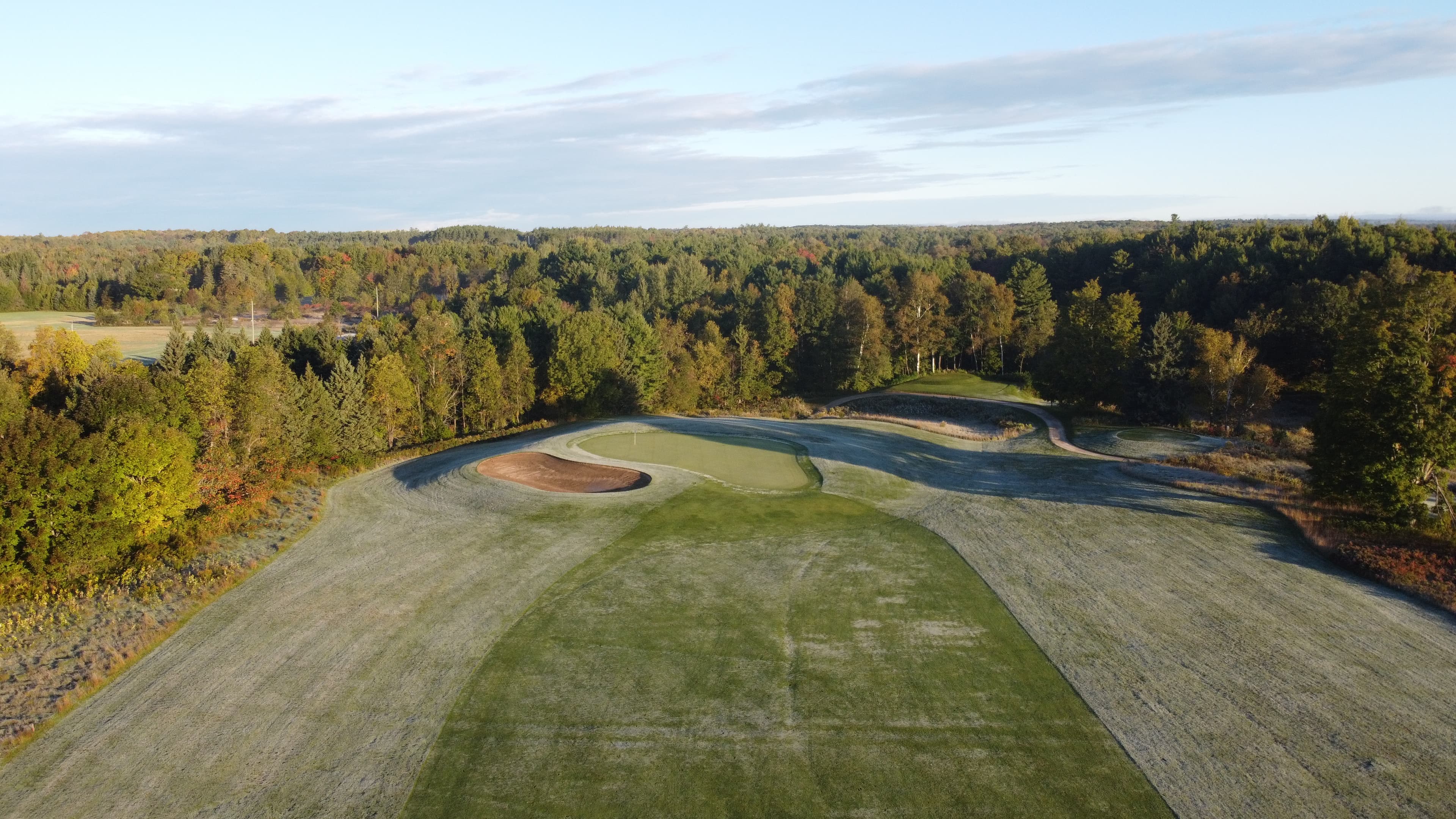 Drone image of Lake St. George