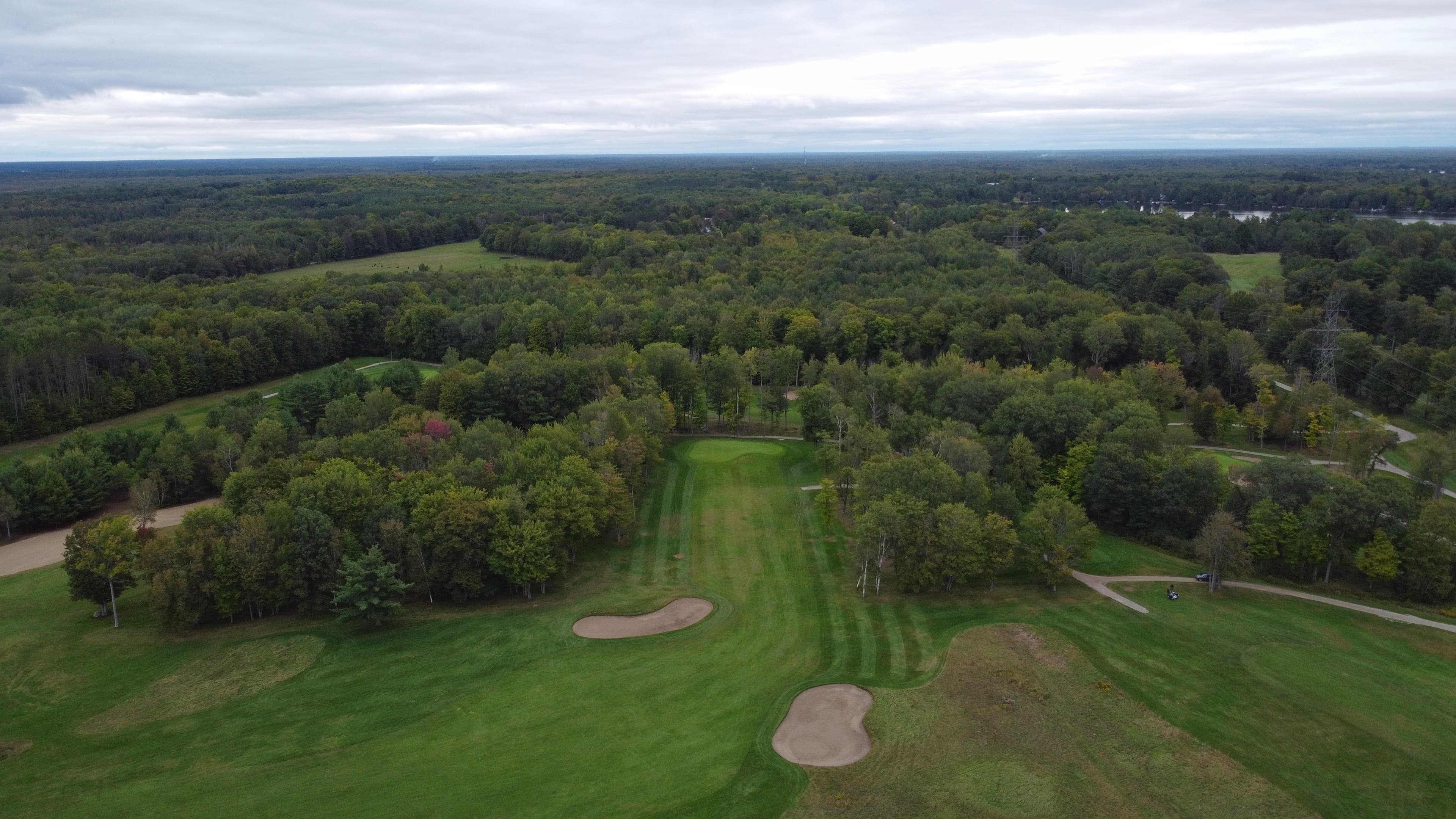Drone image of Lake St. George
