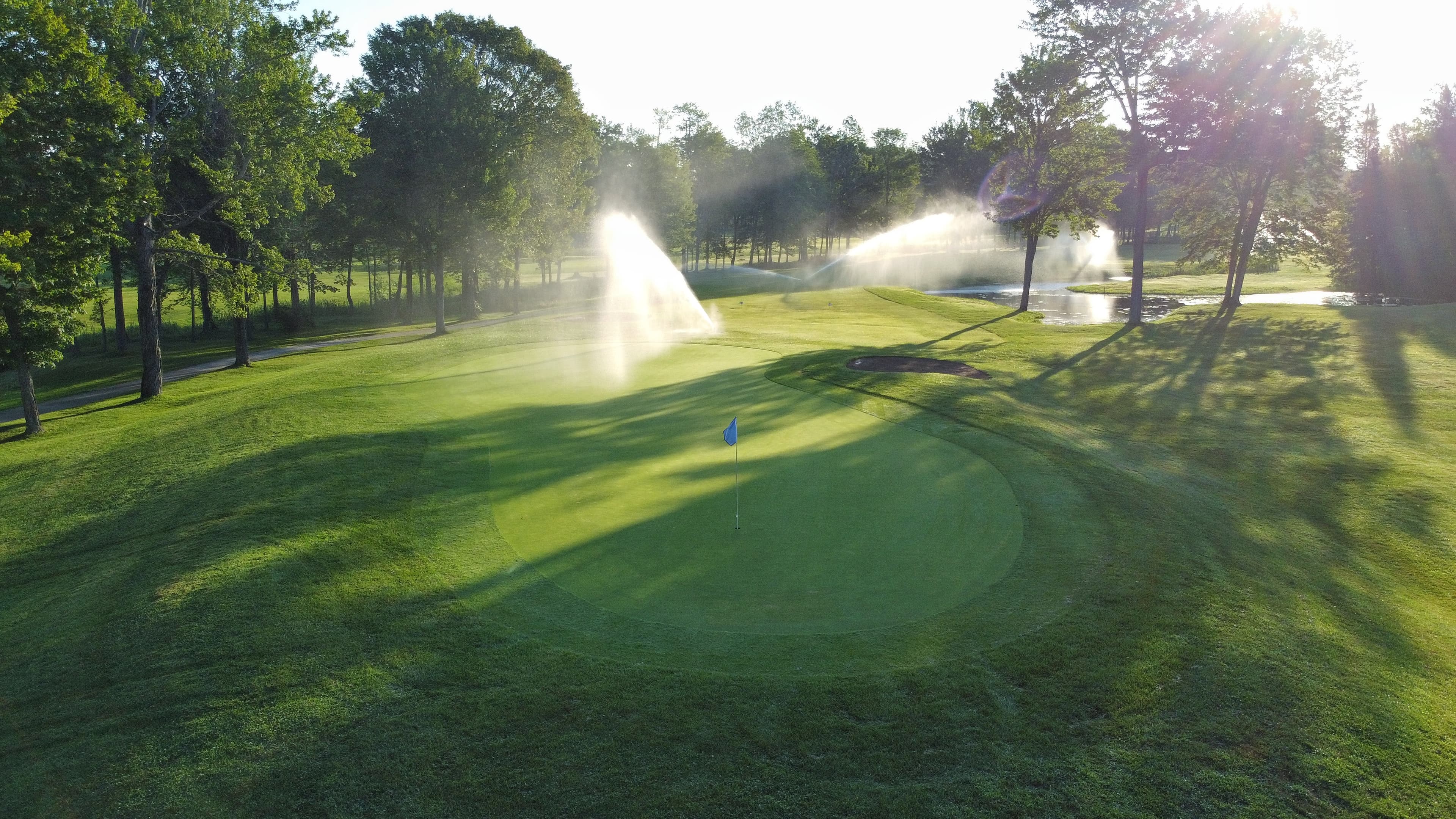 Drone image of Lake St. George