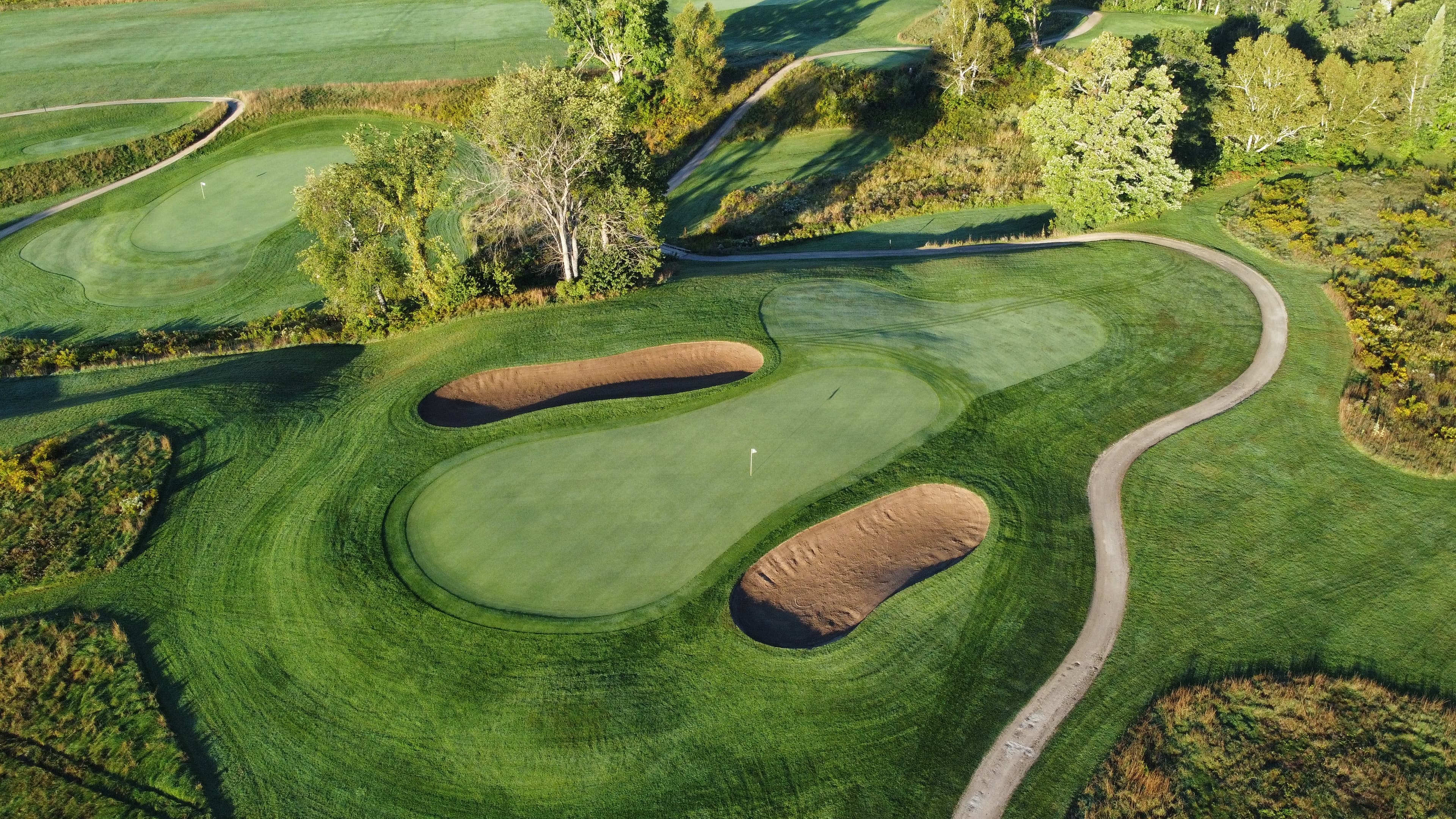 Drone image of Lake St. George