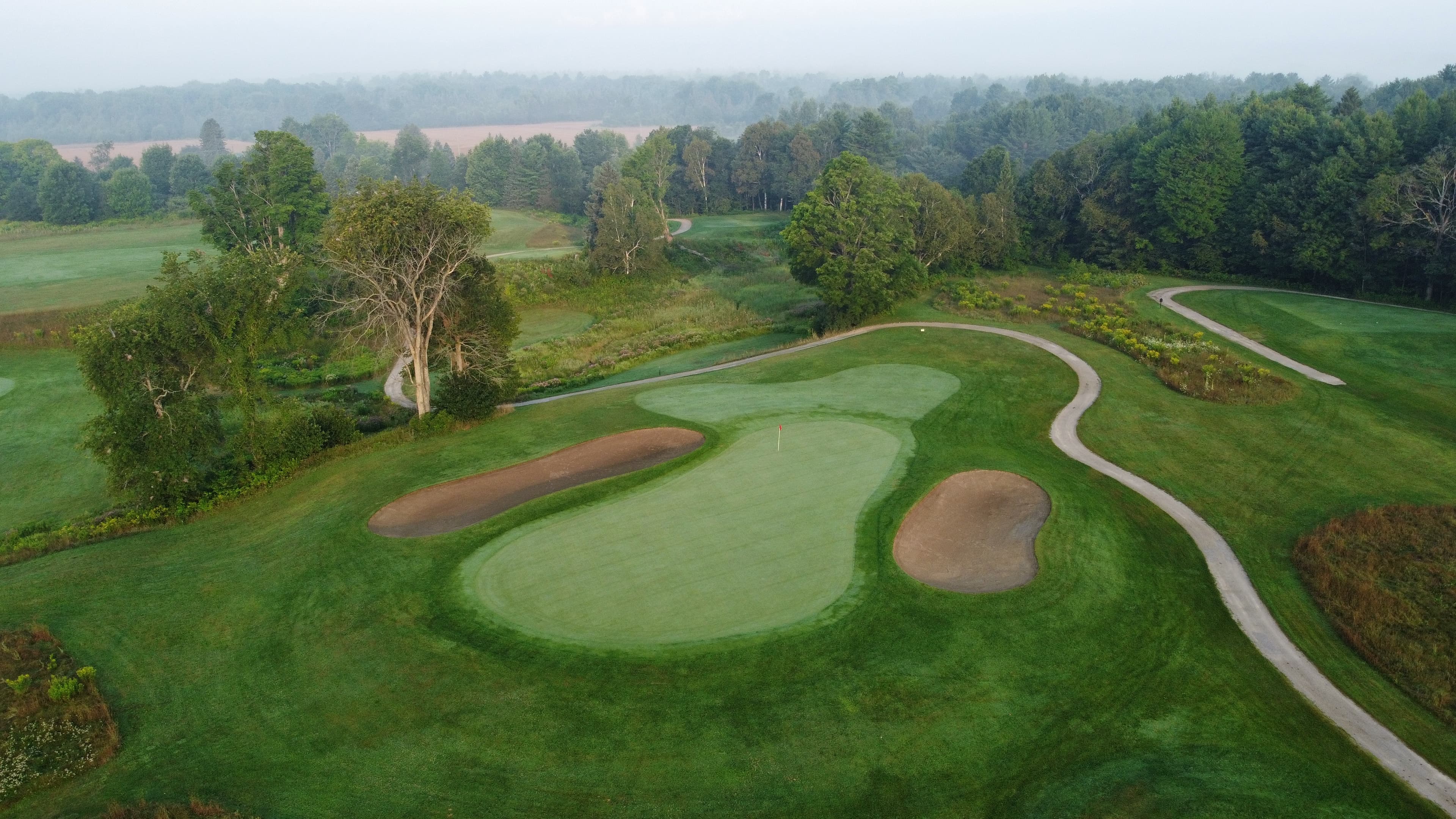 Drone image of Lake St. George