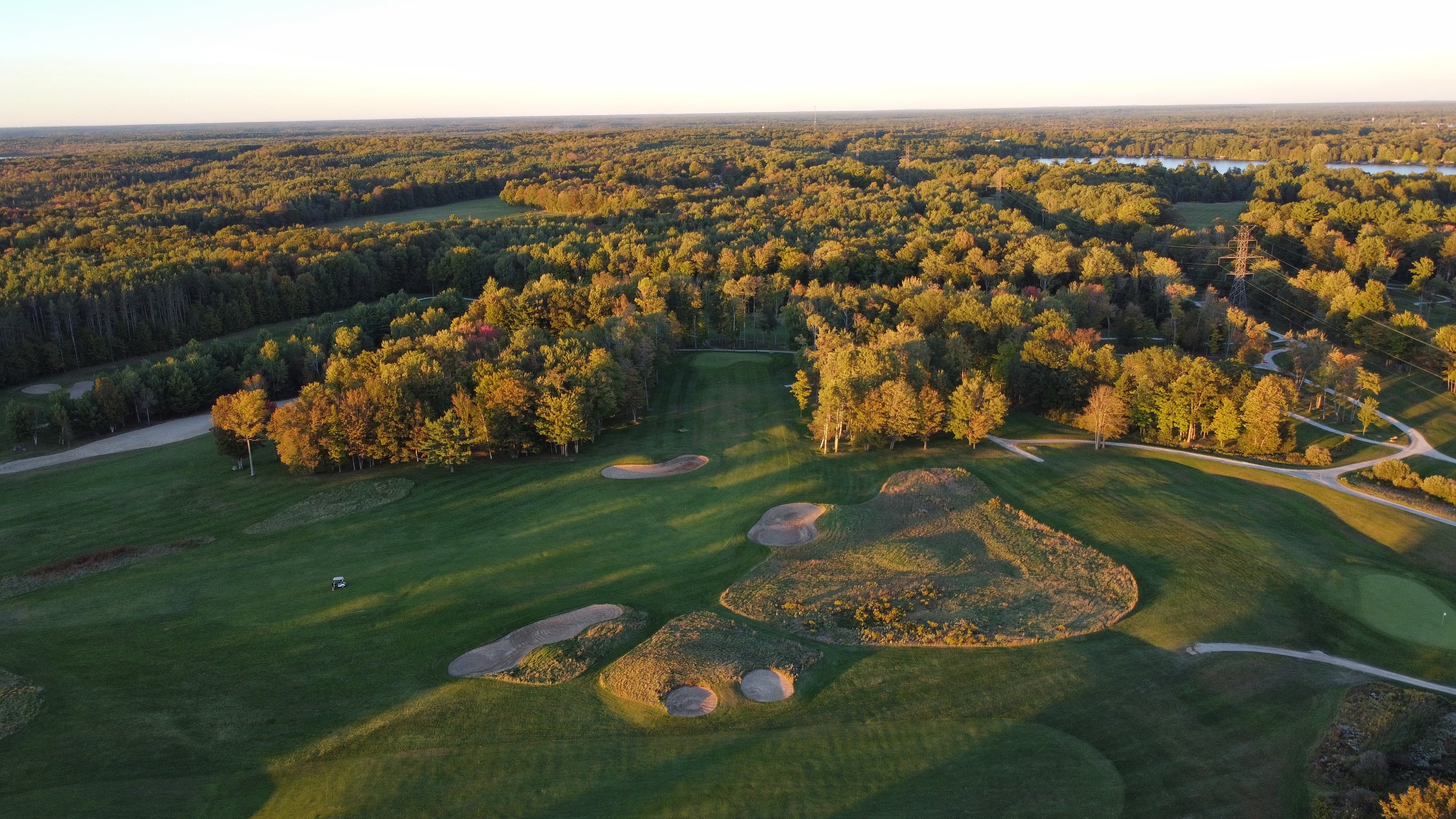 Drone image of Lake St. George