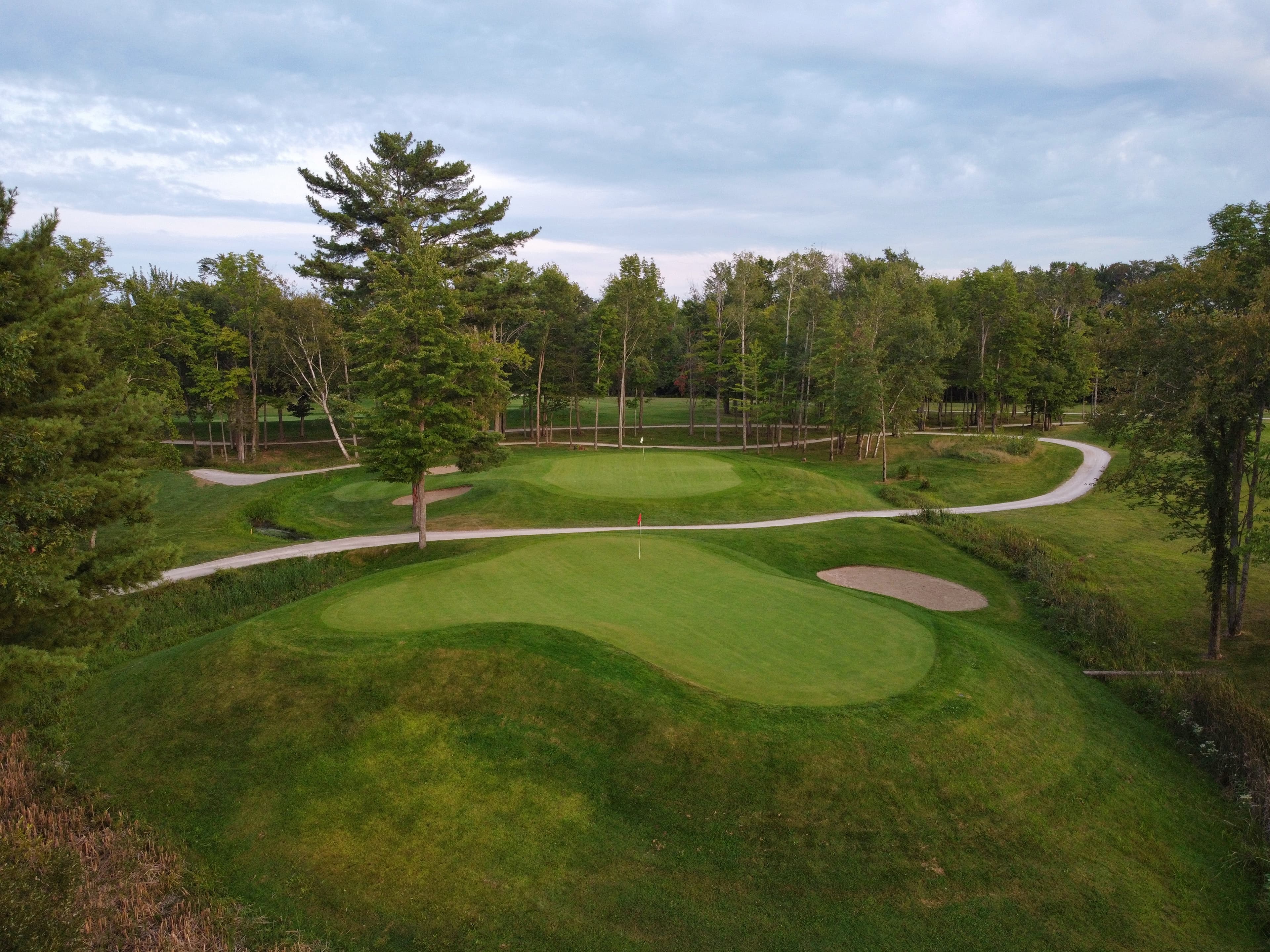 Drone image of Lake St. George
