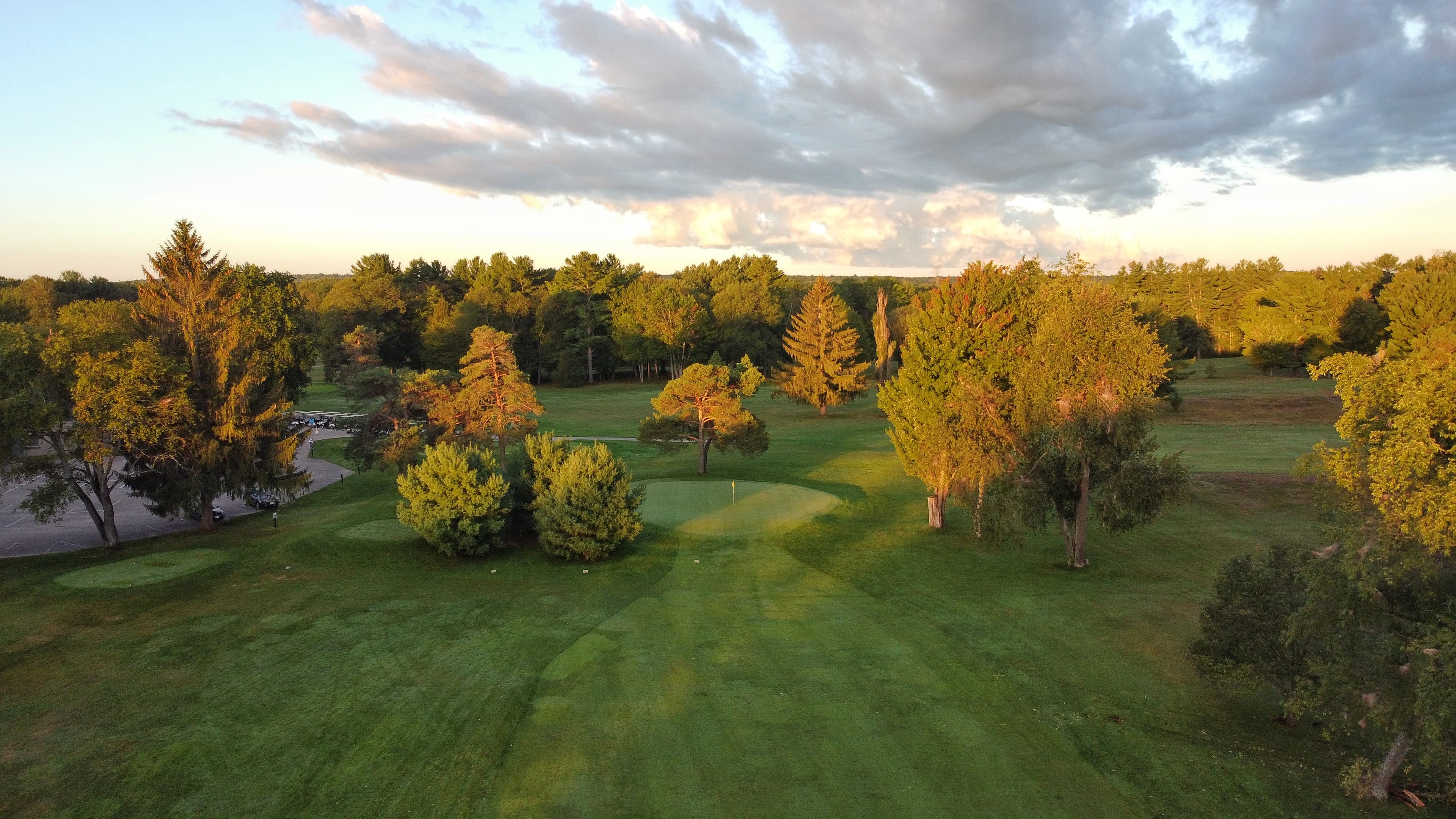 Drone image of Lake St. George
