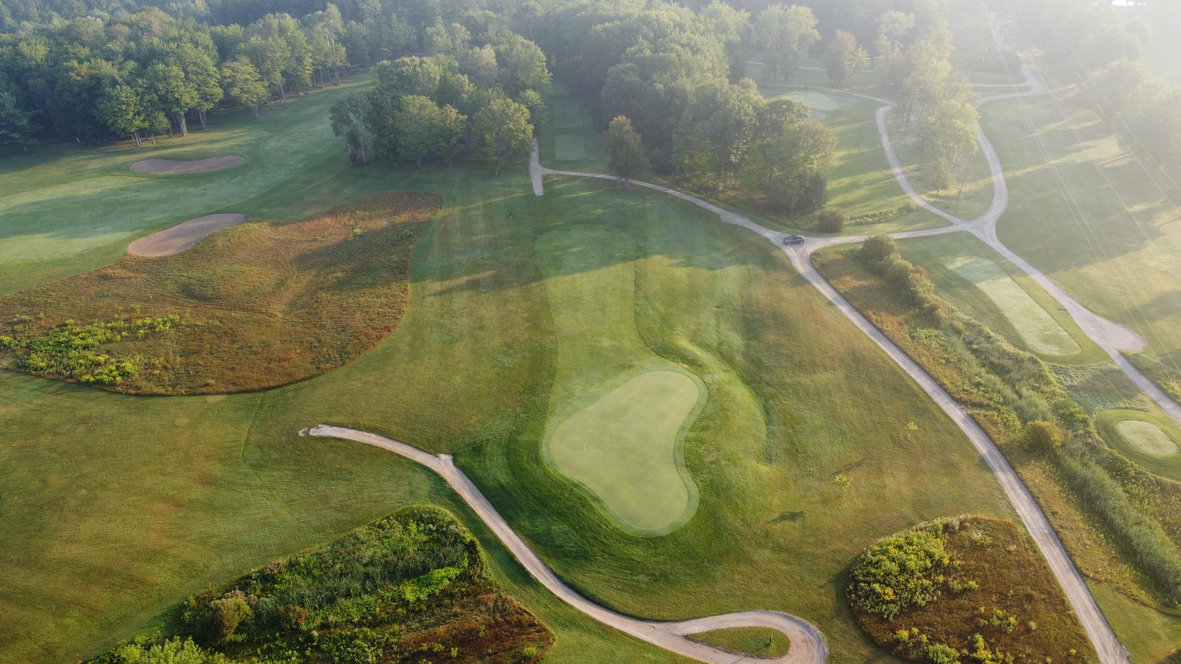 Drone image of Lake St. George