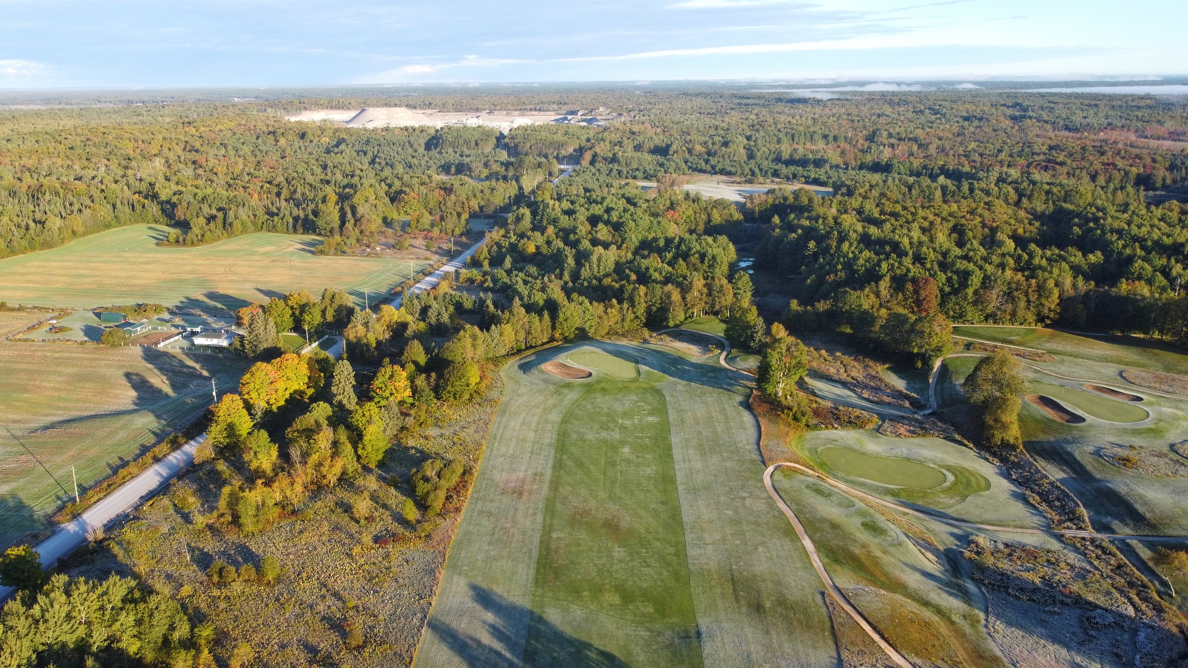 Drone image of Lake St. George
