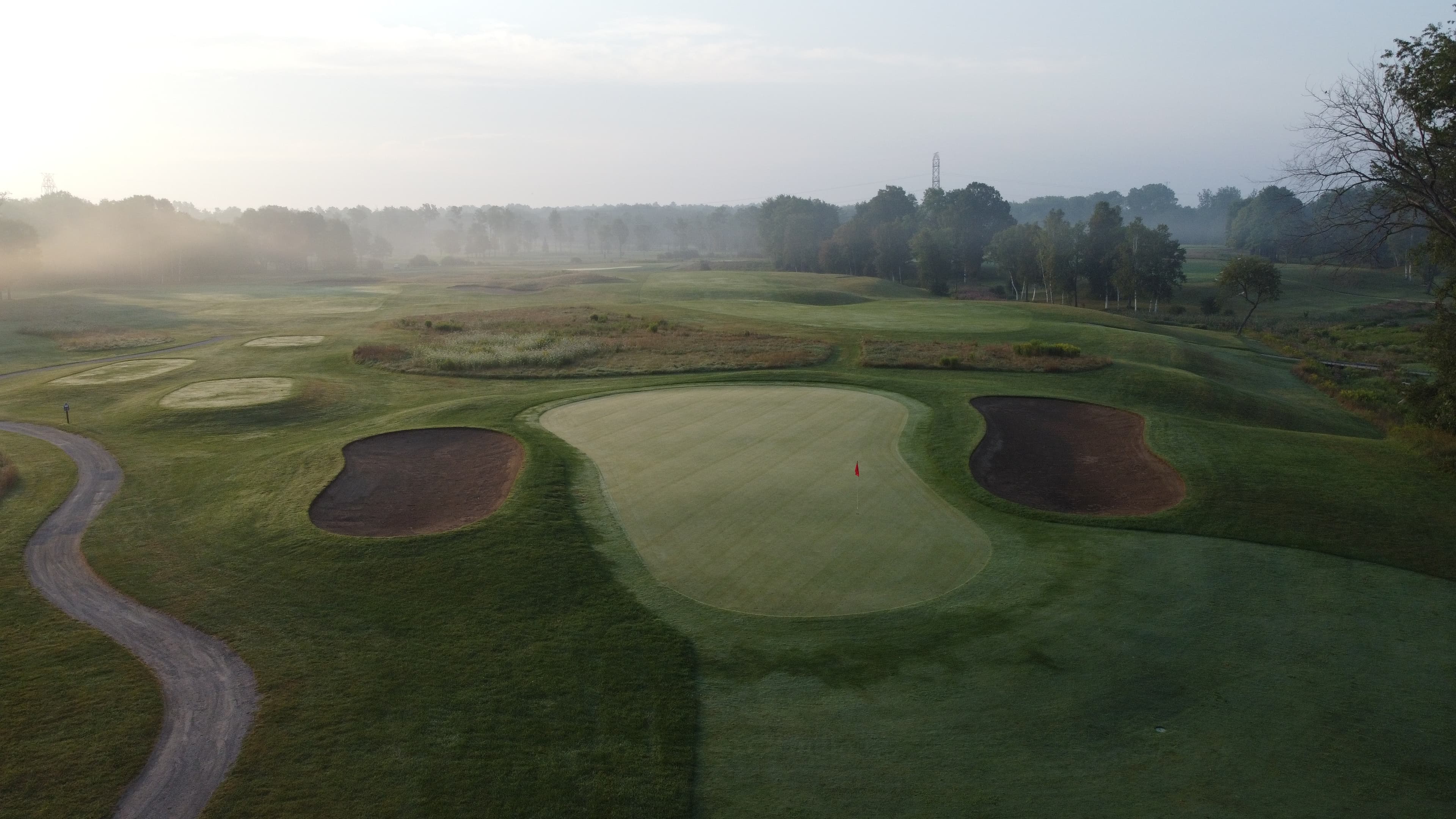 Drone image of Lake St. George
