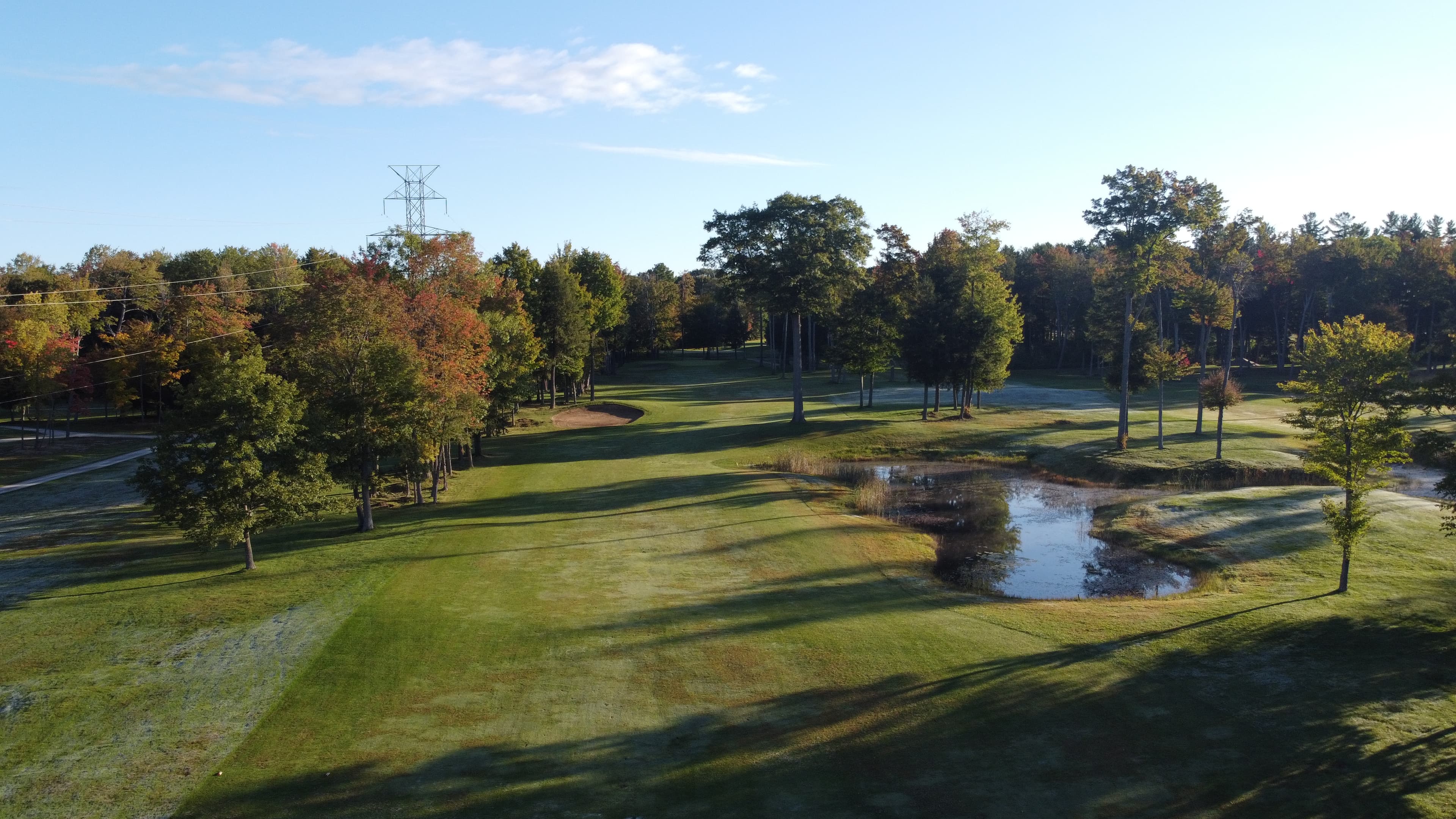 Drone image of Lake St. George
