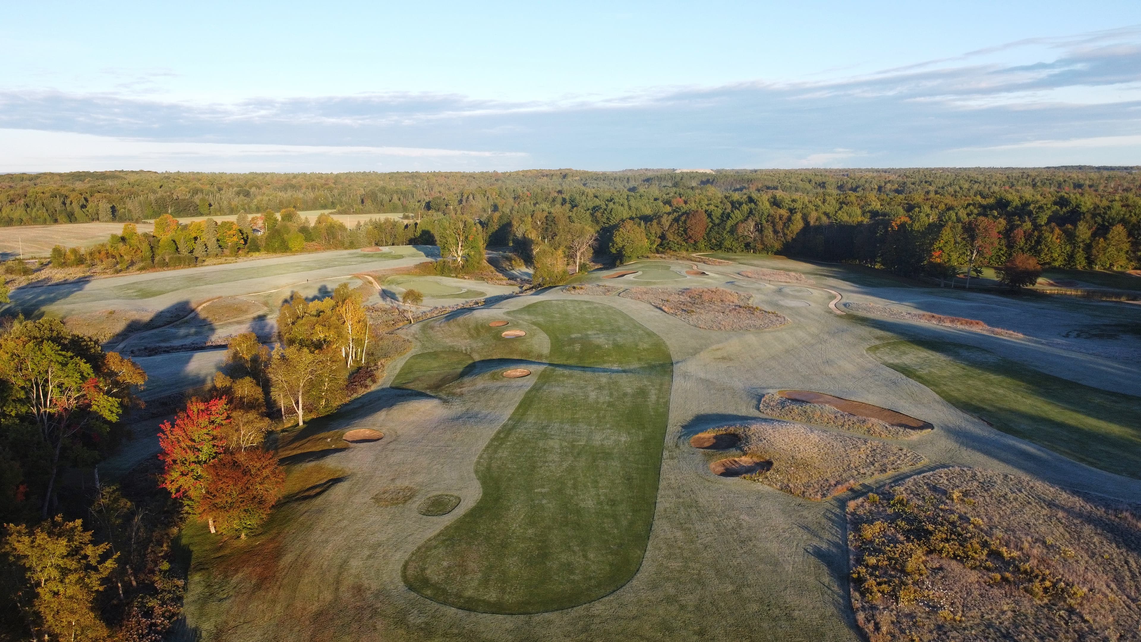 Drone image of Lake St. George