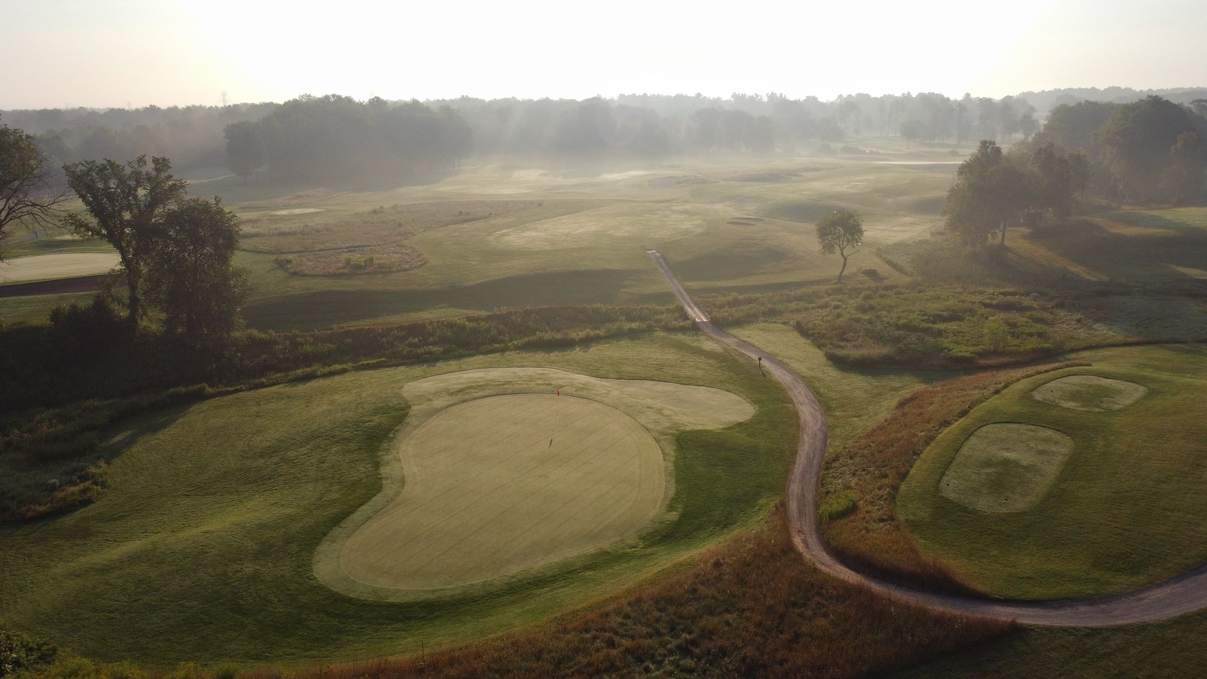 Drone image of Lake St. George
