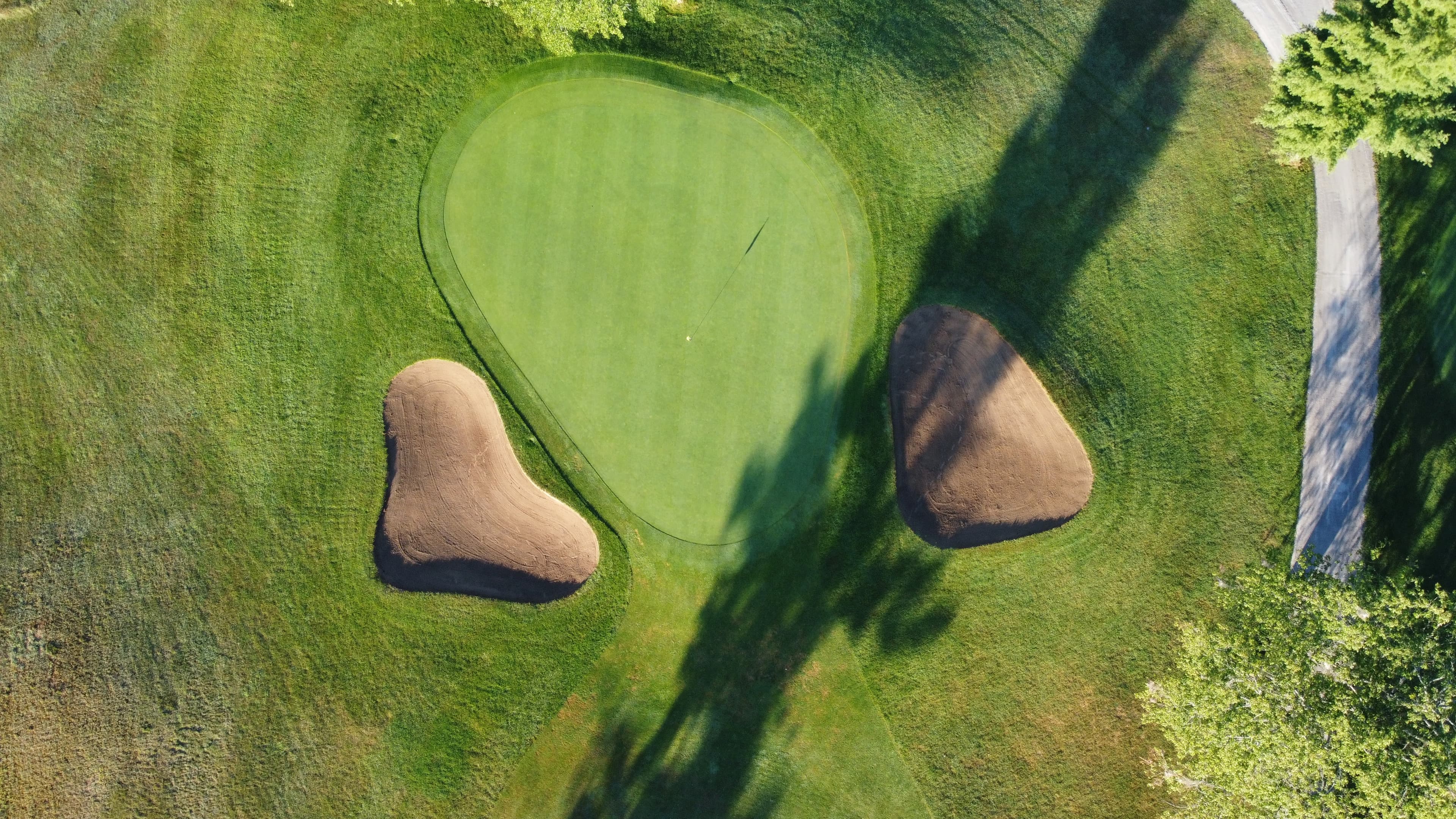 Drone image of Lake St. George