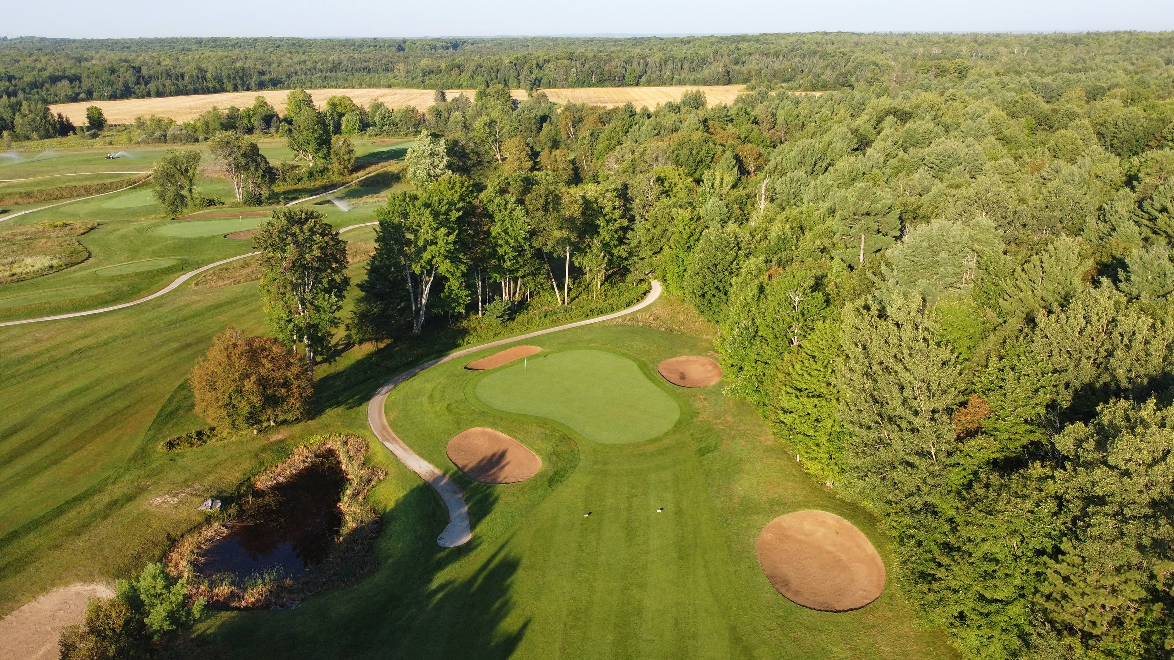 Drone image of Lake St. George