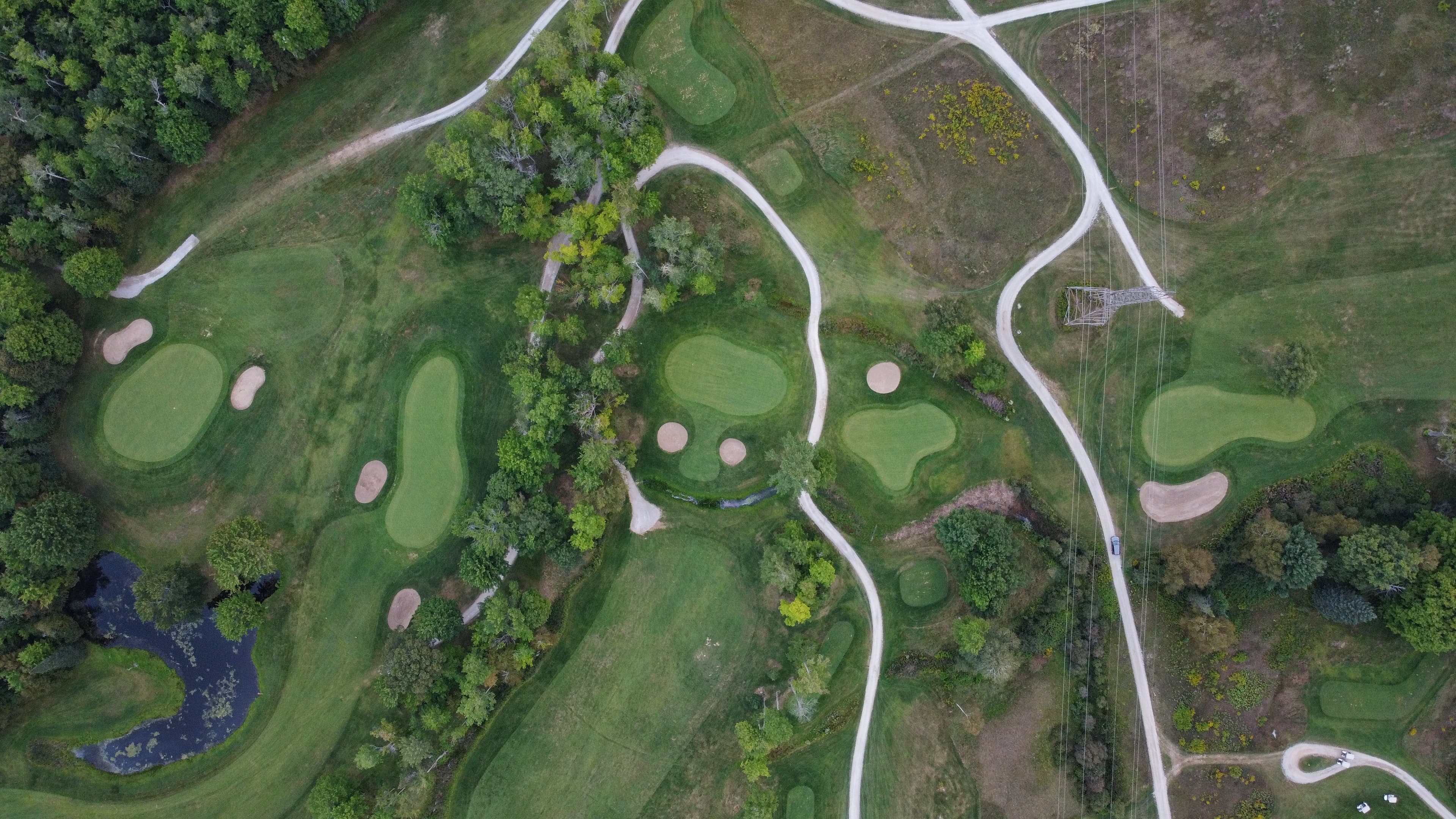 Drone image of Lake St. George