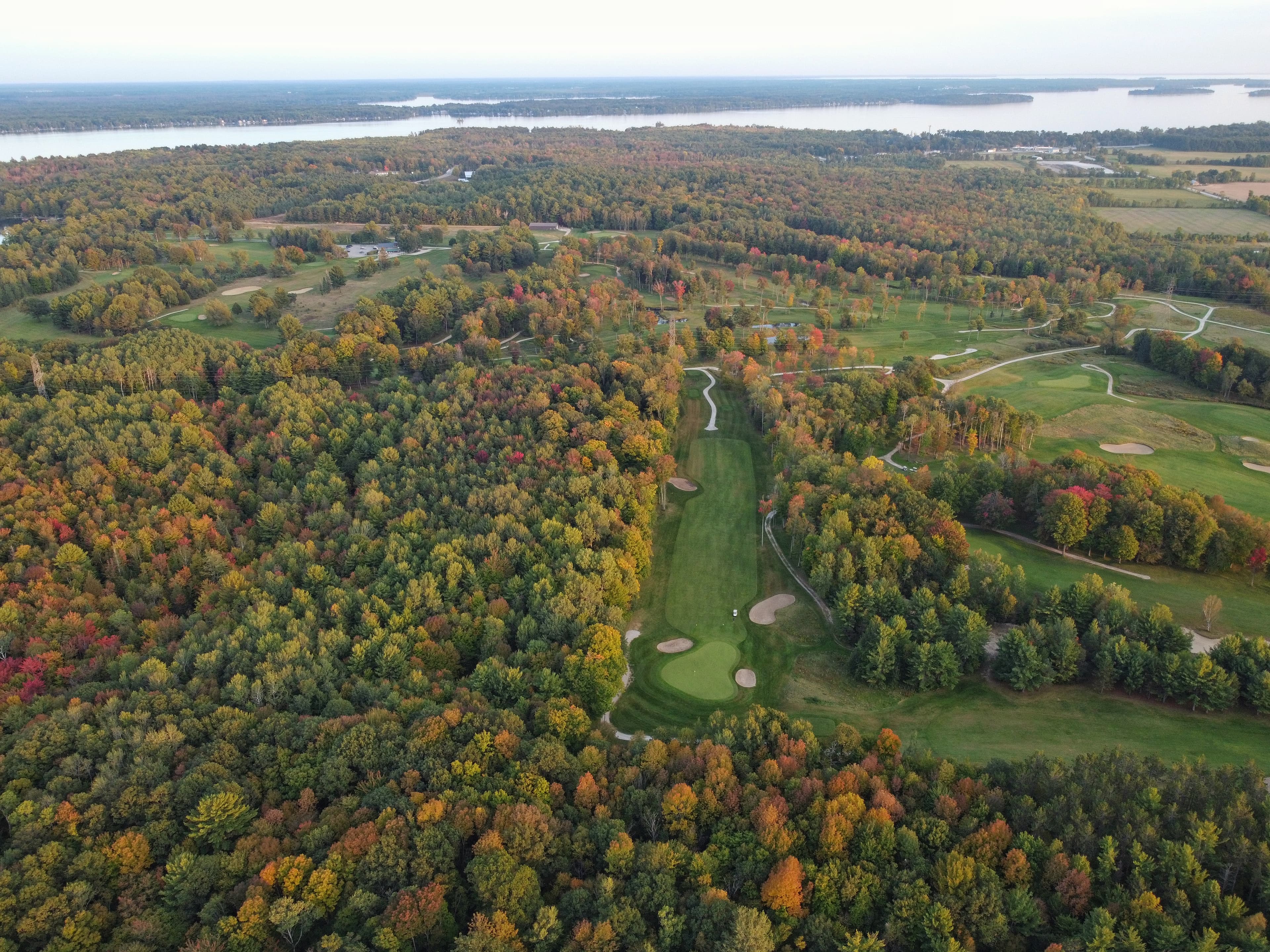 Drone image of Lake St. George