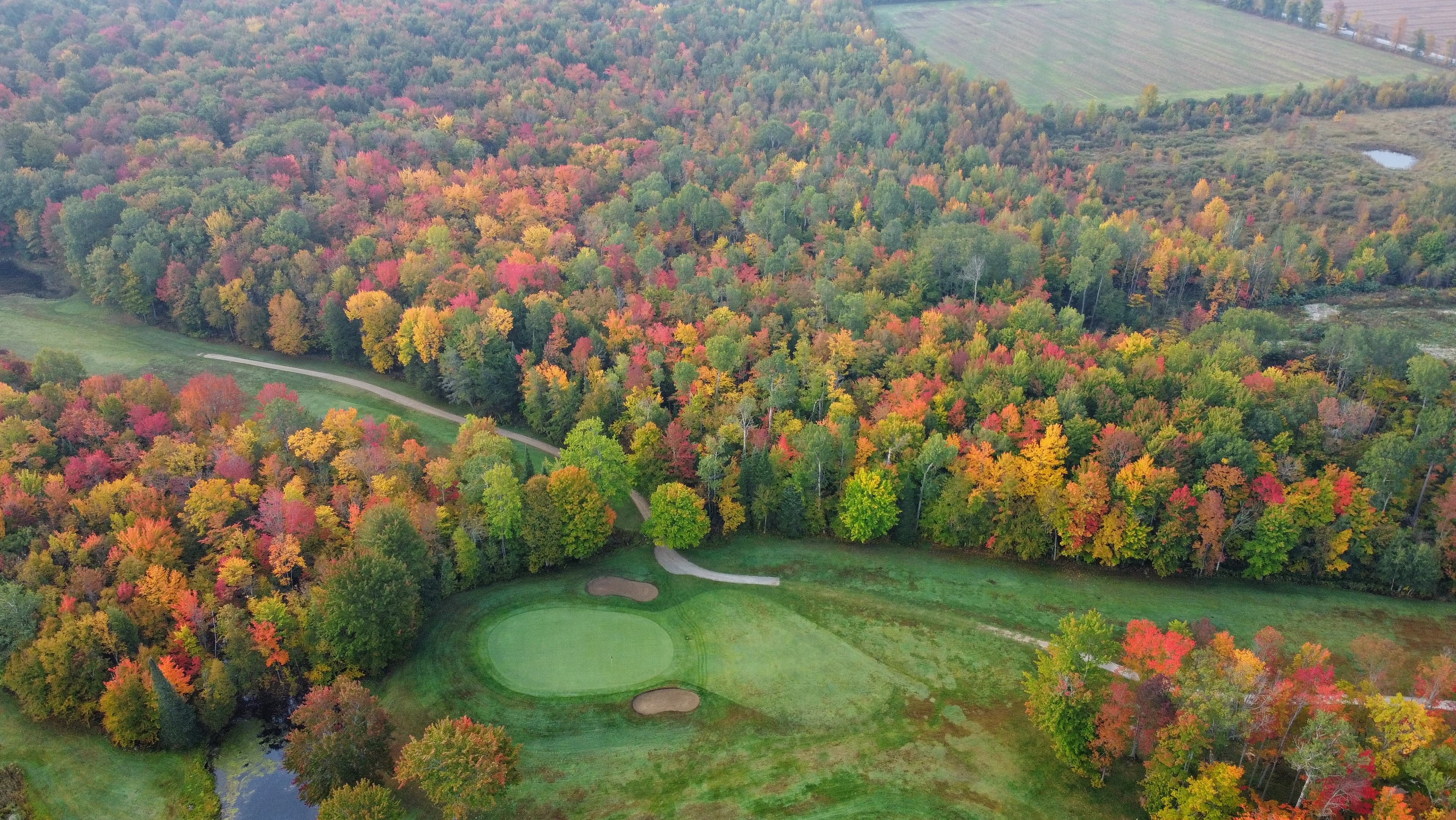 Drone image of Lake St. George