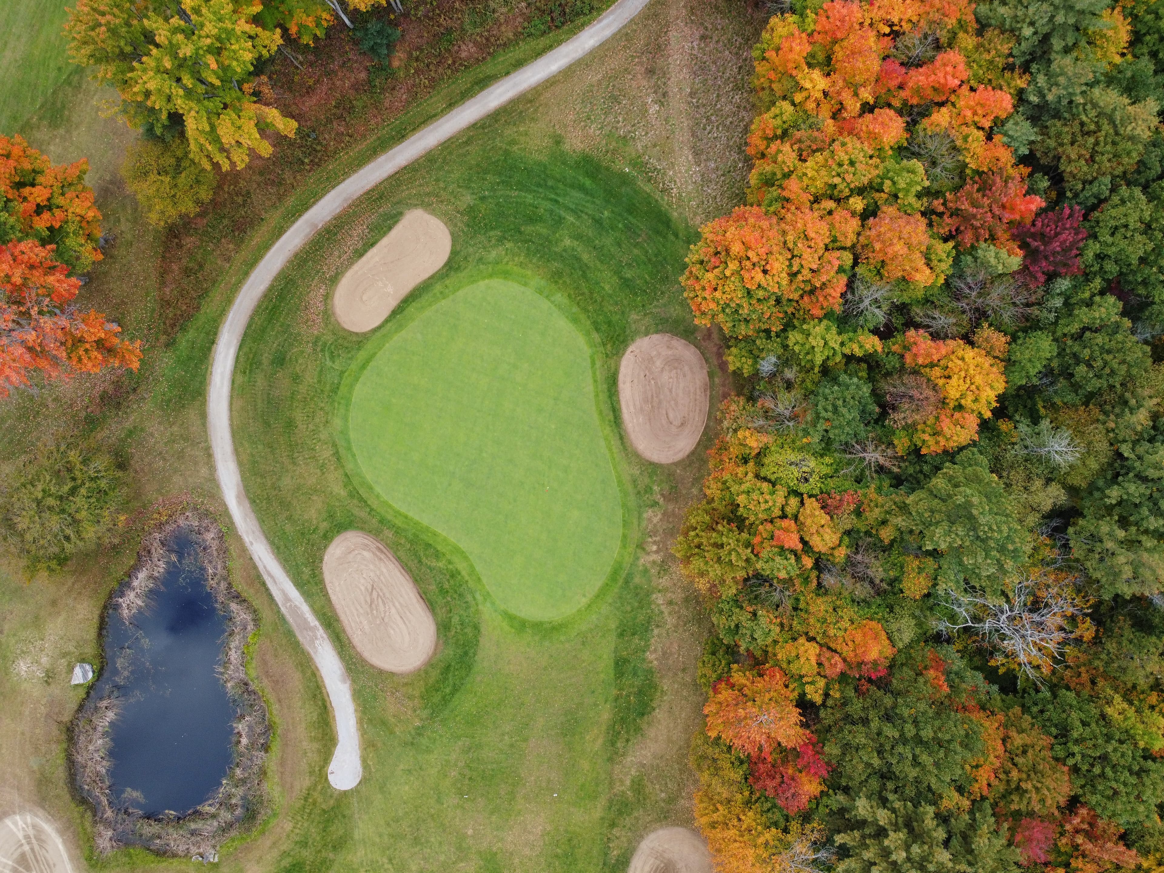 Drone image of Lake St. George