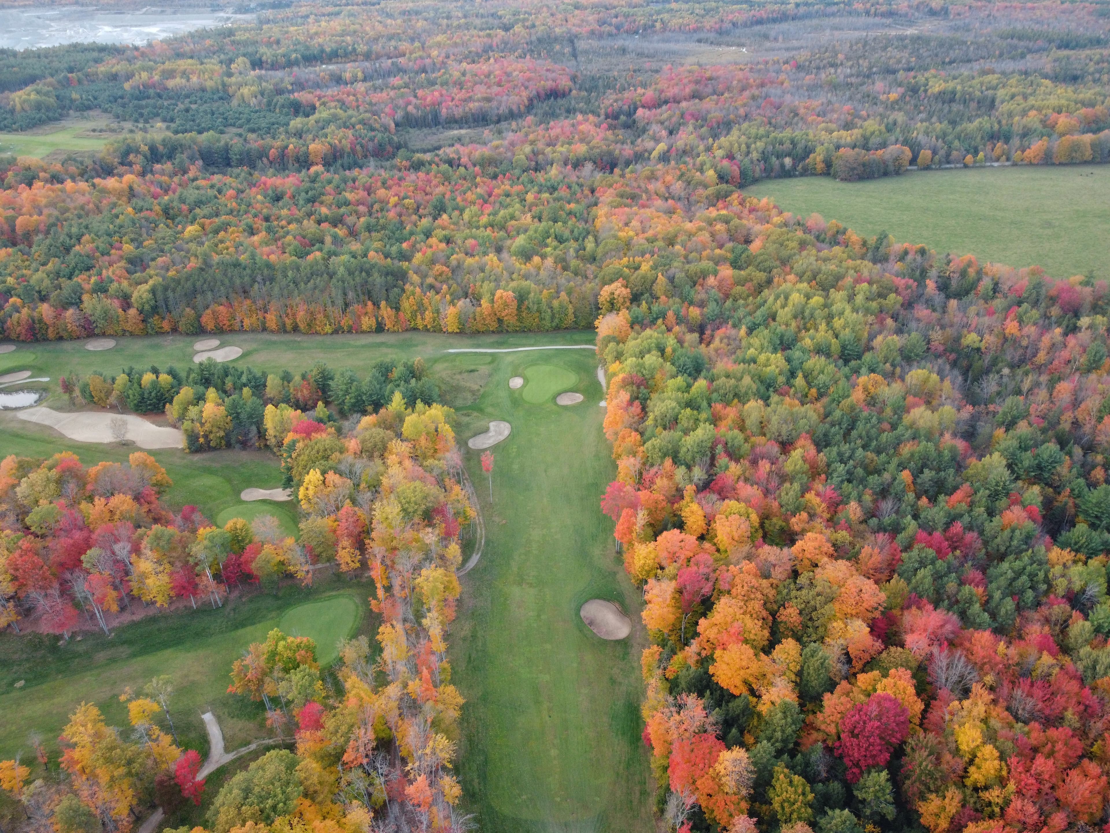 Drone image of Lake St. George