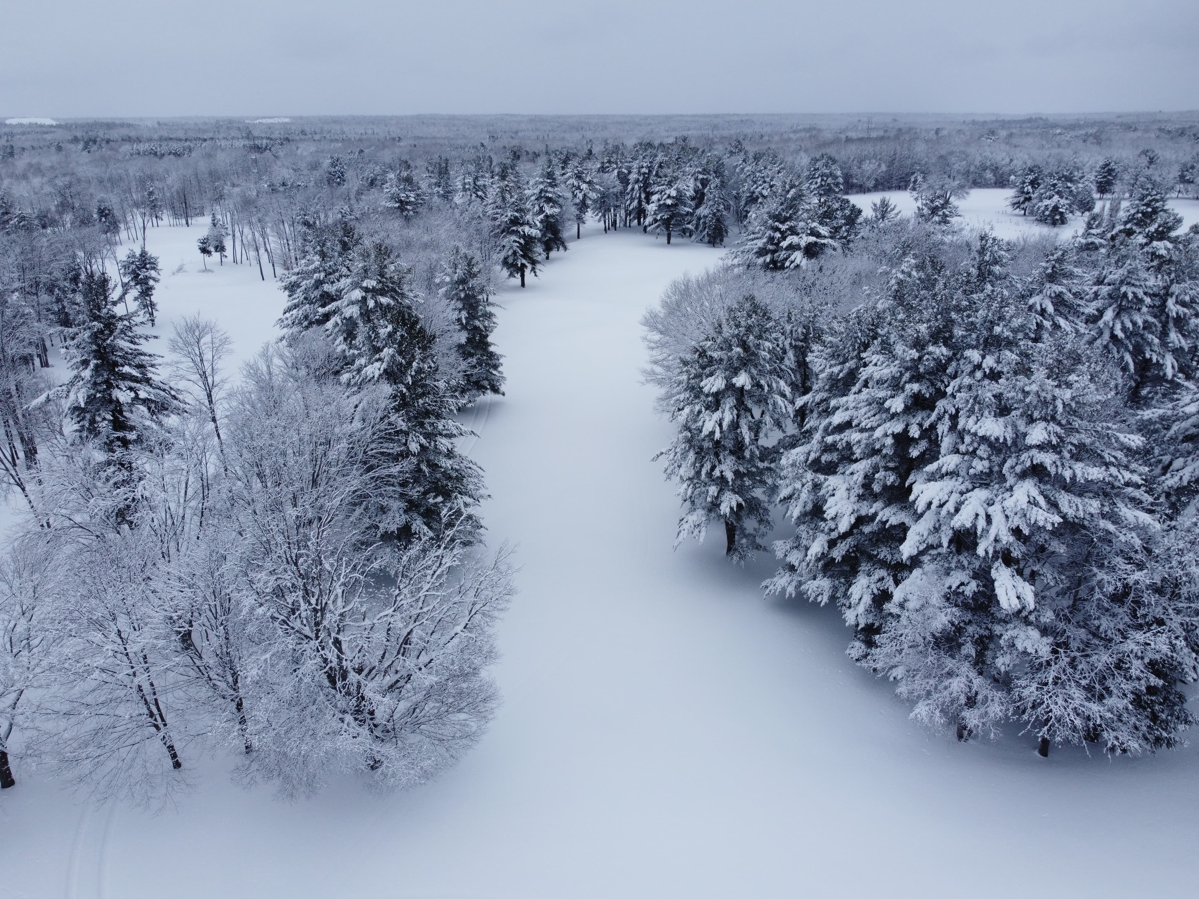 Drone image of Lake St. George