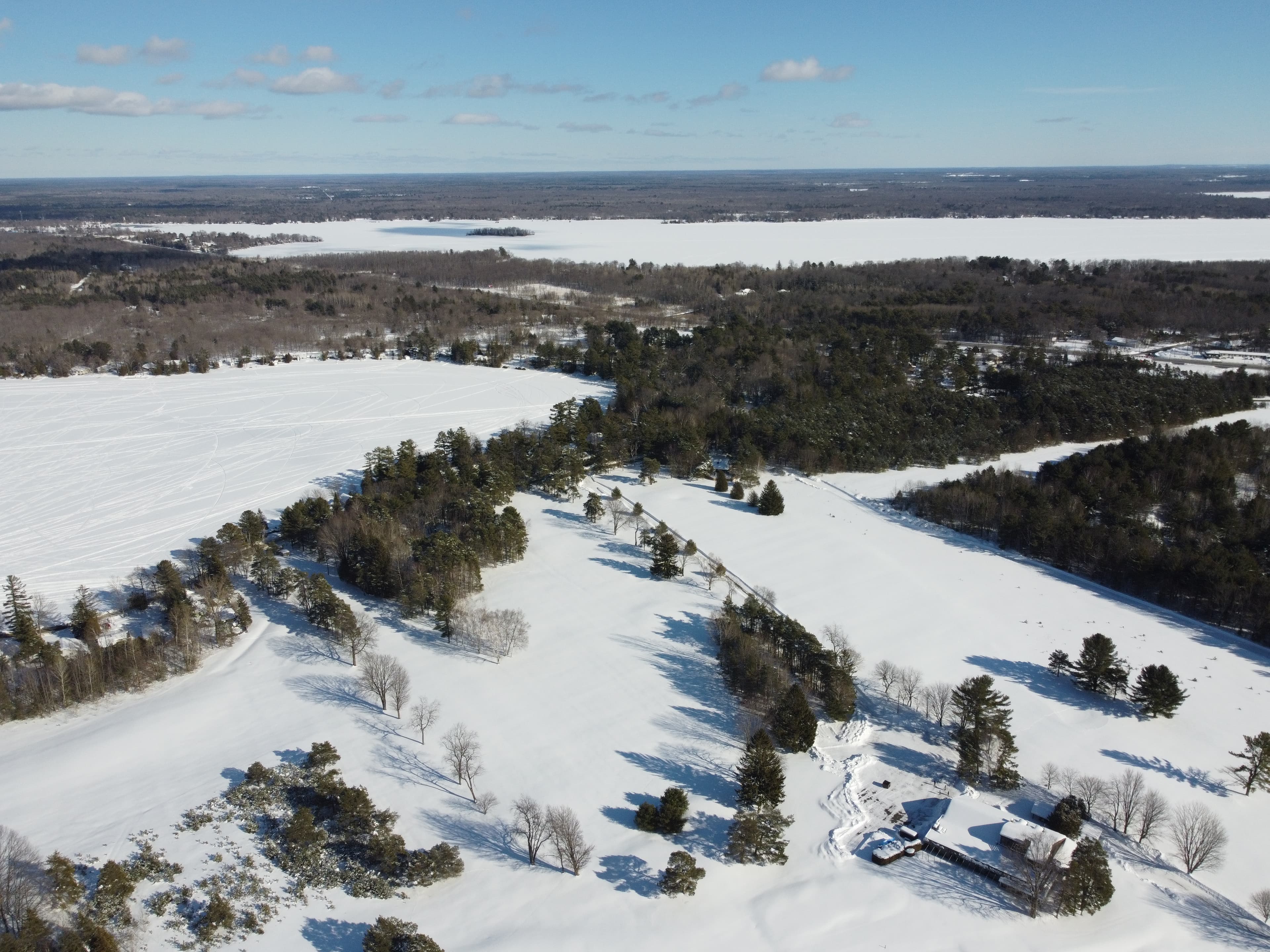 Drone image of Lake St. George