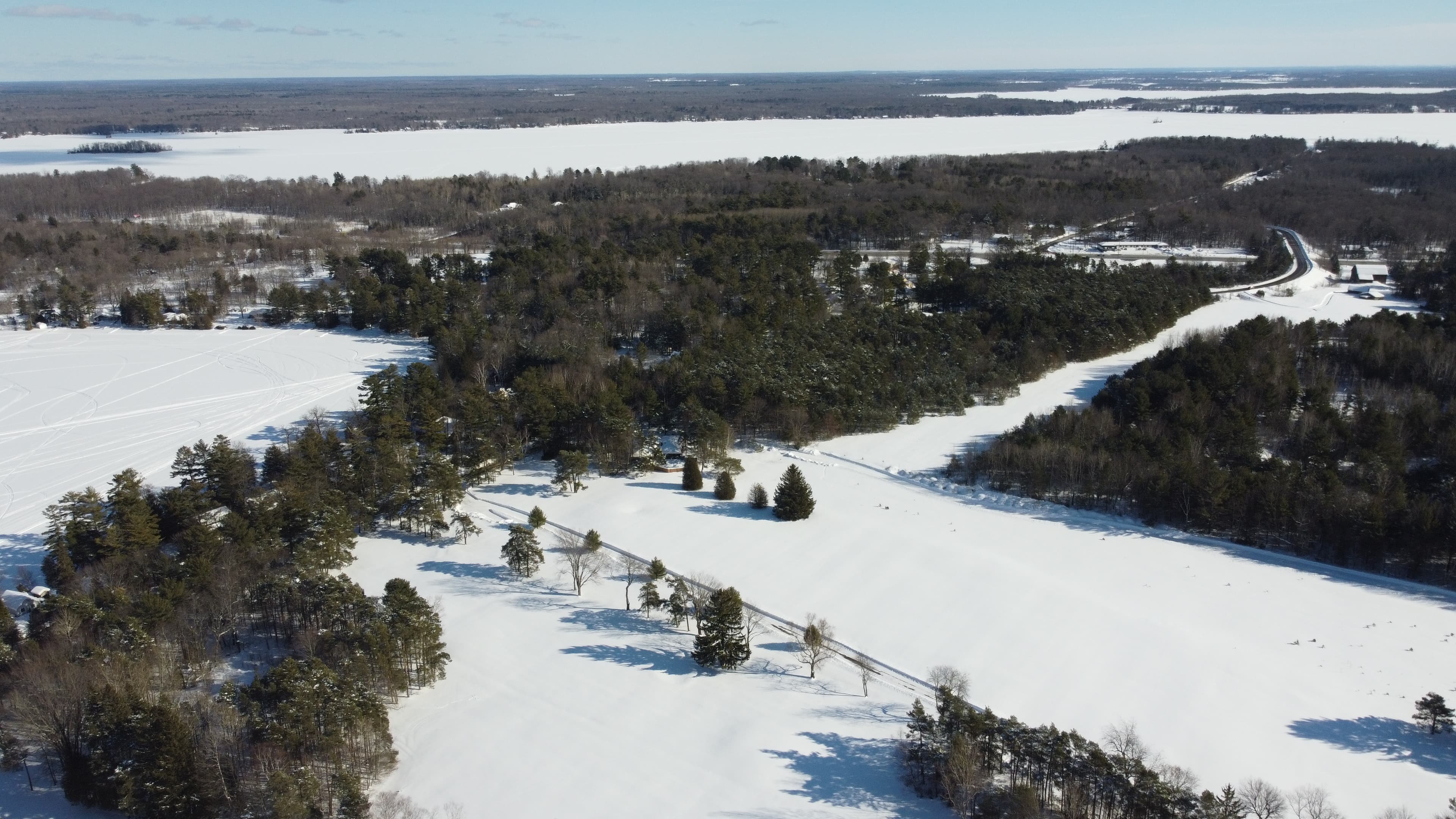 Drone image of Lake St. George